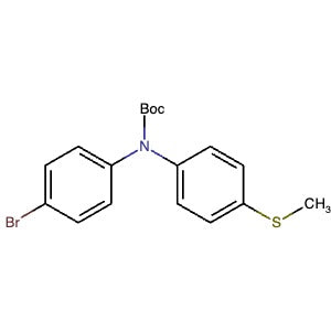 2921653-79-2 | tert-Butyl (4-bromophenyl)(4-(methylthio)phenyl)carbamate - Hoffman Fine Chemicals