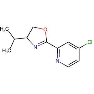 2921823-37-0 | 2-(4-Chloropyridin-2-yl)-4-(propan-2-yl)-4,5-dihydrooxazole - Hoffman Fine Chemicals