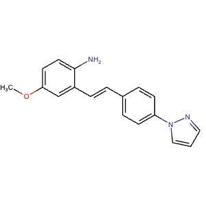 2921828-11-5 | (E)-2-(4-(1H-Pyrazol-1-yl)styryl)-4-methoxyaniline - Hoffman Fine Chemicals