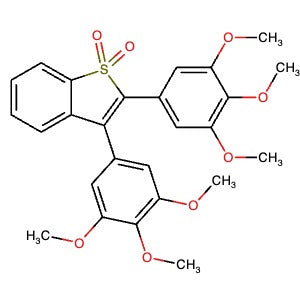 2921831-03-8 | 2,3-Bis(3,4,5-trimethoxyphenyl)benzo[b]thiophene S,S-dioxide - Hoffman Fine Chemicals