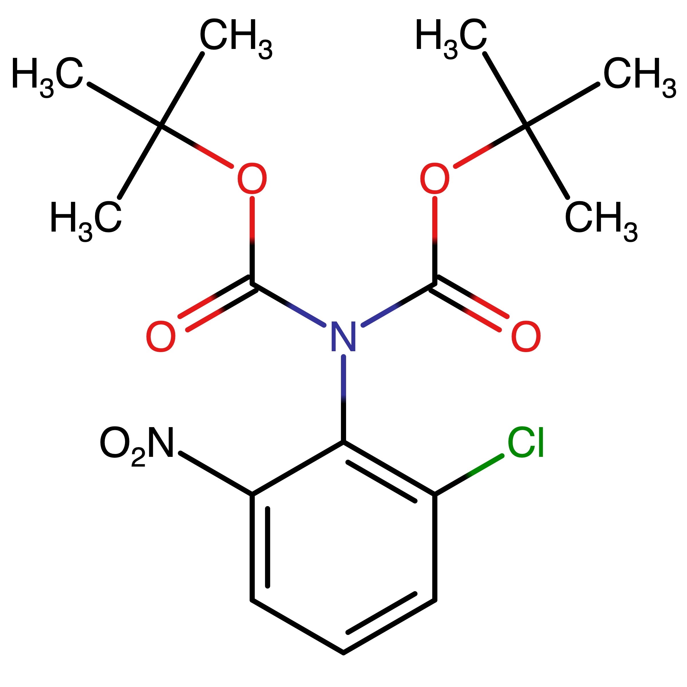 CAS RN 2923356-53-8 | tert-Butyl (tert-butoxycarbonyl)(2-chloro-6-nitrophenyl)carbamate