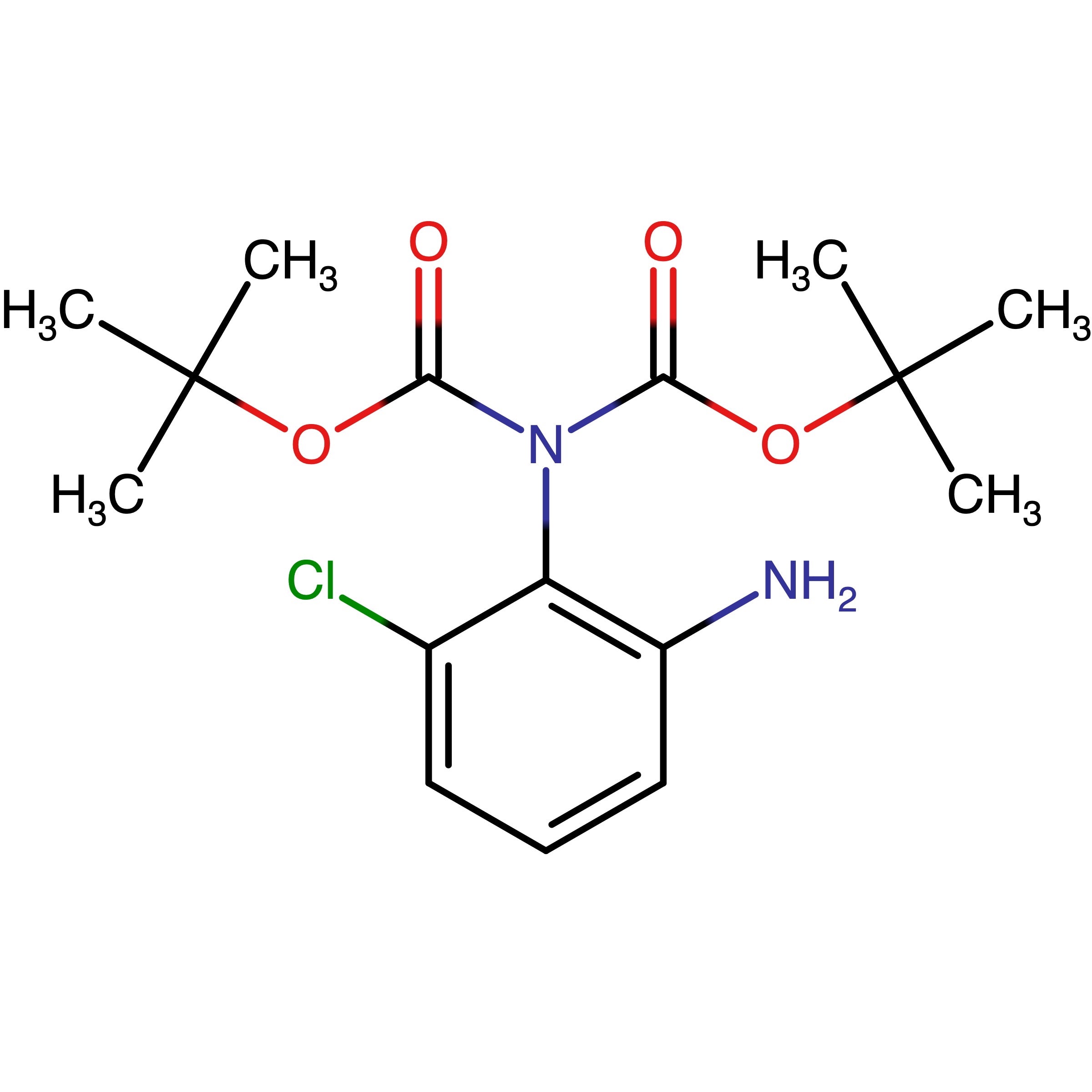 CAS RN 2923356-54-9 | tert-Butyl (2-amino-6-chlorophenyl)(tert-butoxycarbonyl)carbamate