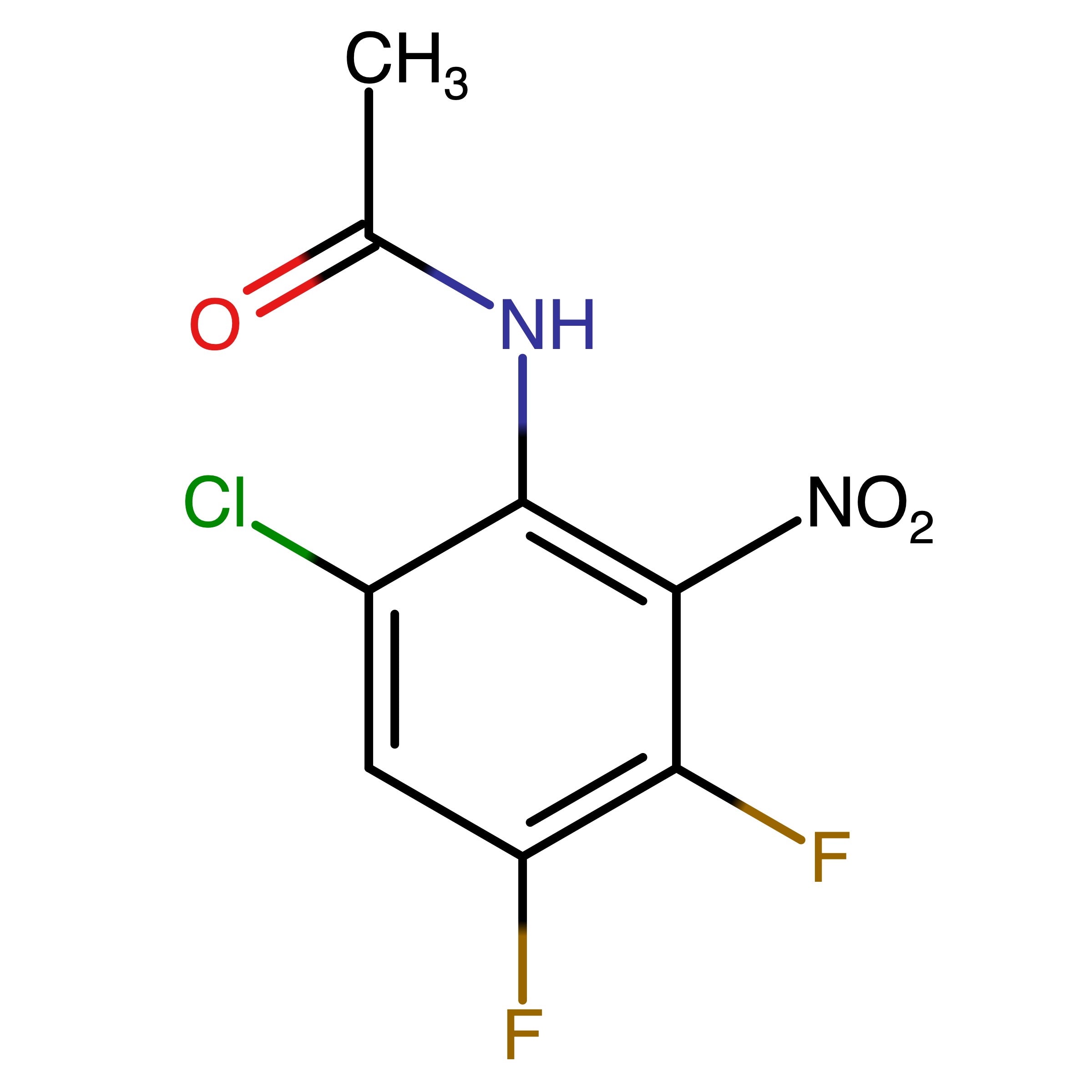 CAS RN 2924018-53-9 | N-(6-Chloro-3,4-difluoro-2-nitrophenyl)acetamide