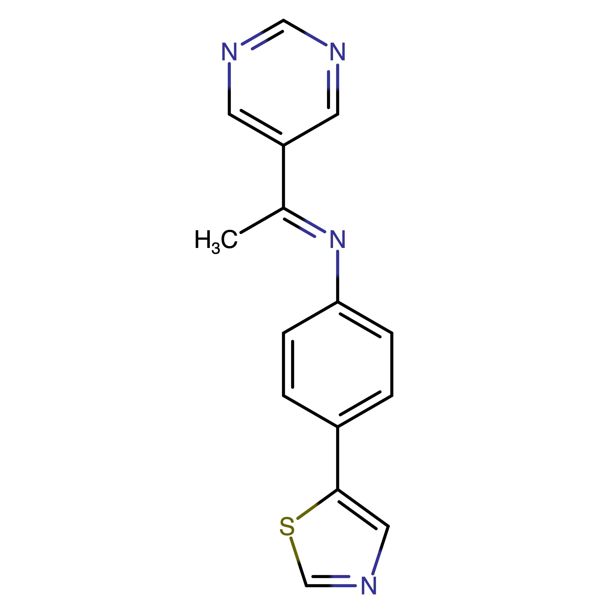 CAS RN 2925116-31-8 | (E)-1-Pyrimidin-5-yl-N-[4-(1,3-thiazol-5-yl)phenyl]ethanimine