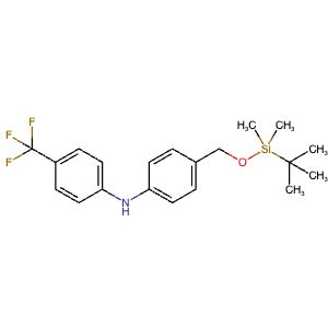 2930128-13-3 | 4-(((tert-Butyldimethylsilyl)oxy)methyl)-N-(4-(trifluoromethyl)phenyl)aniline - Hoffman Fine Chemicals