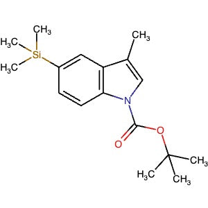 2946737-87-5 | tert-Butyl 3-methyl-5-(trimethylsilyl)-1H-indole-1-carboxylate - Hoffman Fine Chemicals