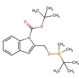 2946737-97-7 | tert-Butyl 2-(((tert-butyldimethylsilyl)oxy)methyl)-1H-indole-1-carboxylate - Hoffman Fine Chemicals