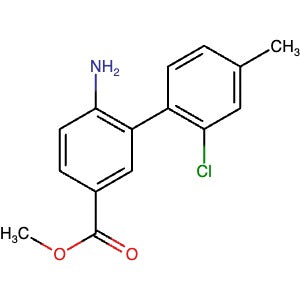 2956543-58-9 | Methyl 6-amino-2'-chloro-4'-methyl-[1,1'-biphenyl]-3-carboxylate - Hoffman Fine Chemicals