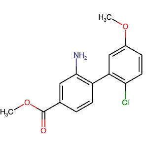 2956543-59-0 | Methyl 2-amino-2'-chloro-5'-methoxy-[1,1'-biphenyl]-4-carboxylate - Hoffman Fine Chemicals