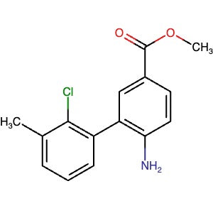 2956543-61-4 | Methyl 6-amino-2'-chloro-3'-methyl-[1,1'-biphenyl]-3-carboxylate - Hoffman Fine Chemicals