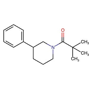 2963202-66-4 | 2,2-Dimethyl-1-(3-phenylpiperidin-1-yl)propan-1-one - Hoffman Fine Chemicals