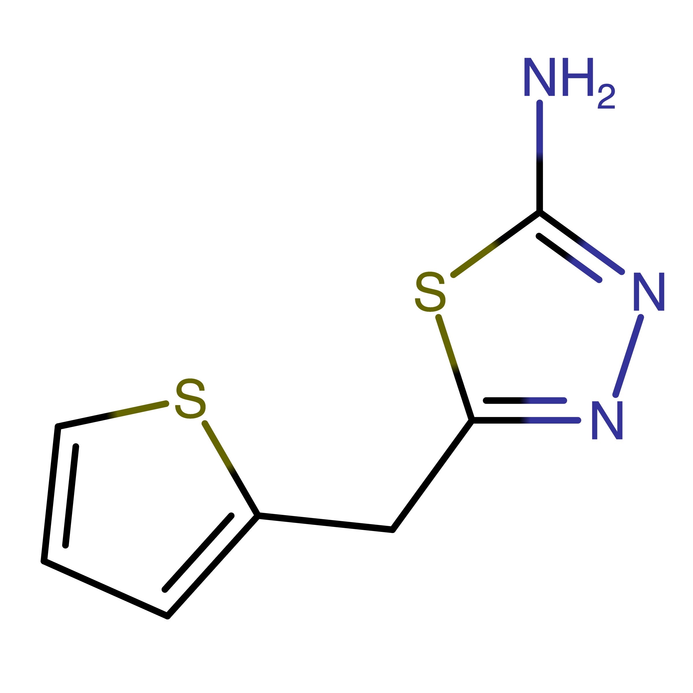 CAS RN 299933-43-0 | 5-(2-Thienylmethyl)-1,3,4-thiadiazol-2-amine | MFCD02656599