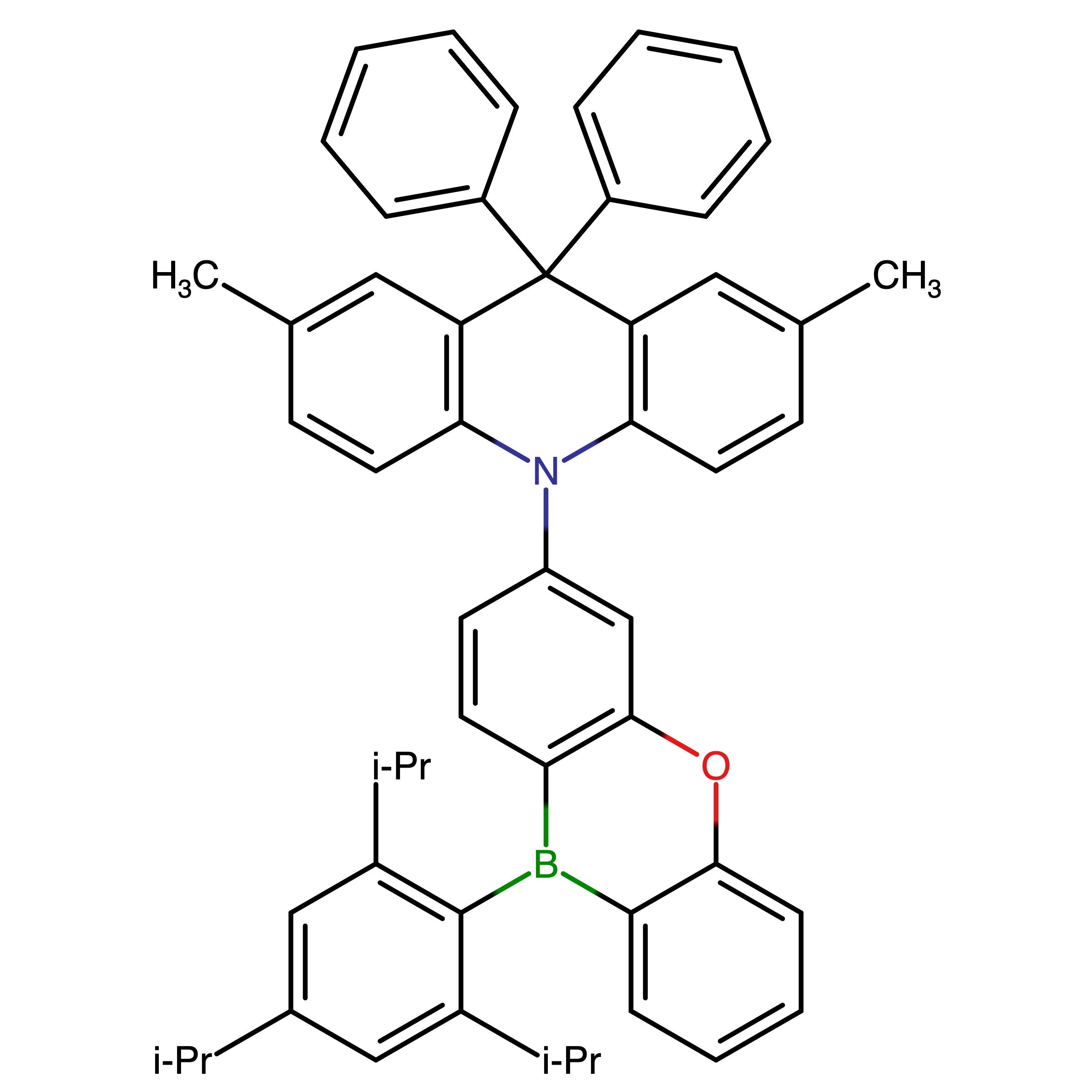 2,7-Dimethyl-9,9-diphenyl-10-[10-[2,4,6-tri(propan-2-yl)phenyl]benzo[b][1,4]benzoxaborinin-3-yl]acridine