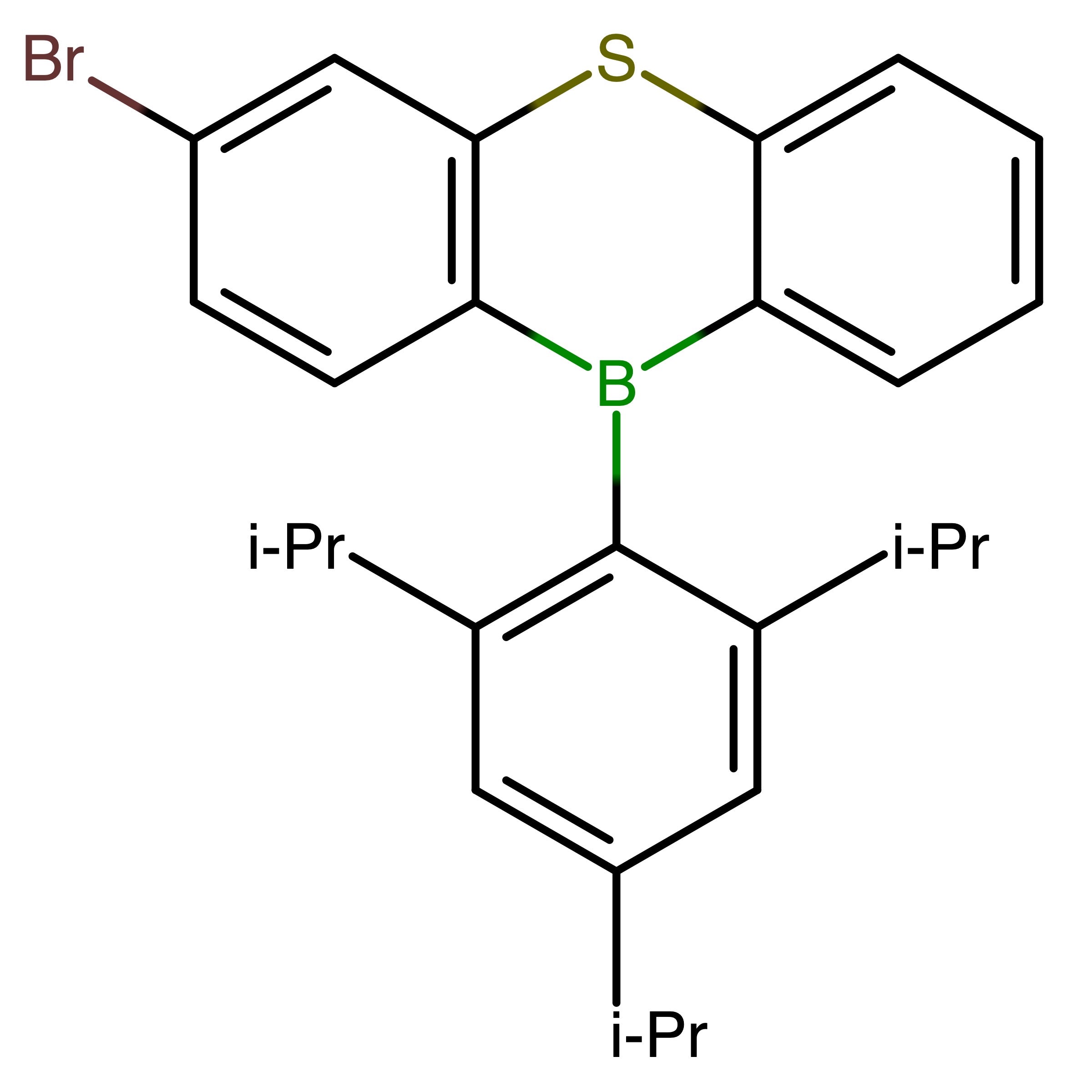 3-Bromo-10-(2,4,6-triisopropylphenyl)-dibenzo[b,e][1,4]thiaborin