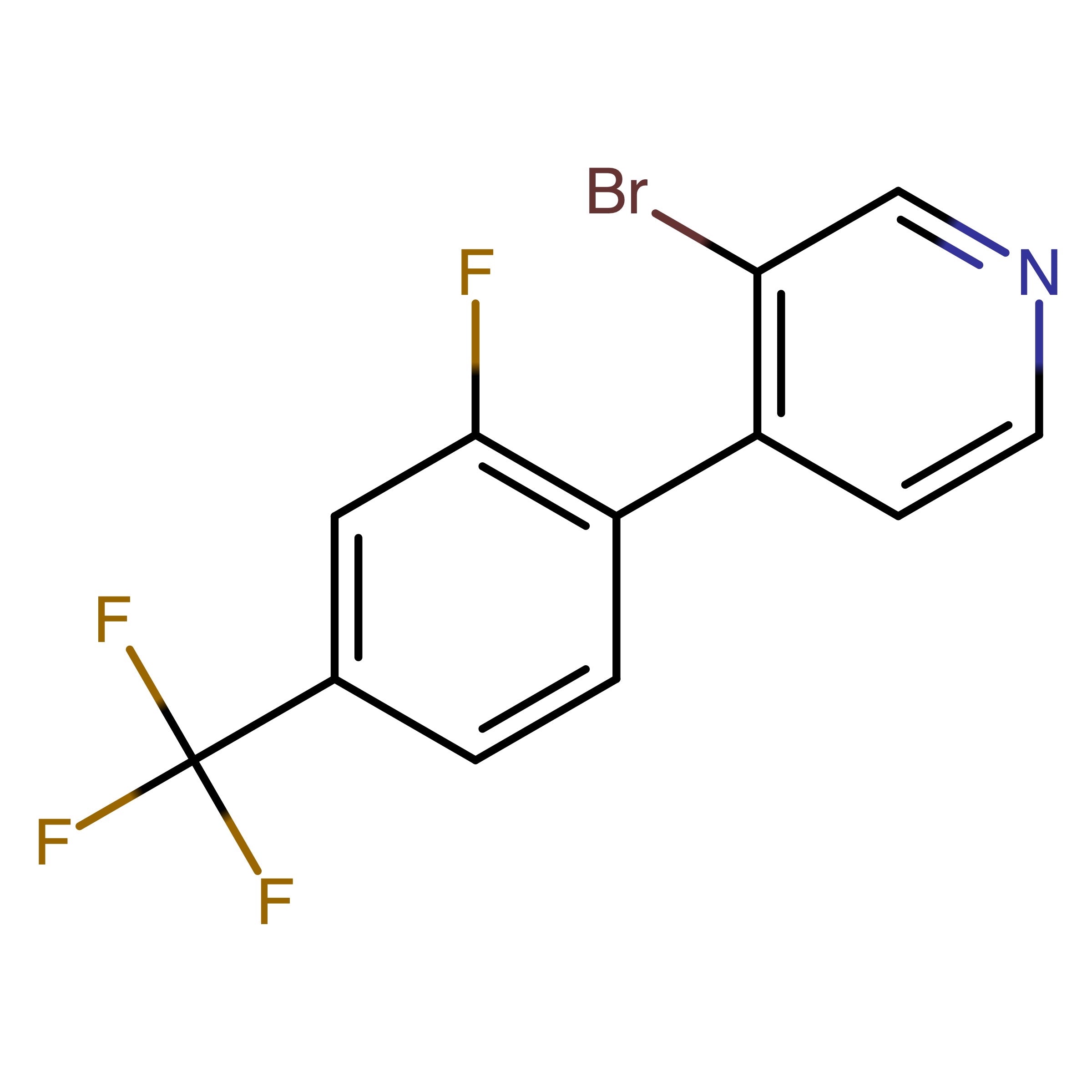 3-Bromo-4-(2-fluoro-4-(trifluoromethyl)phenyl)pyridine