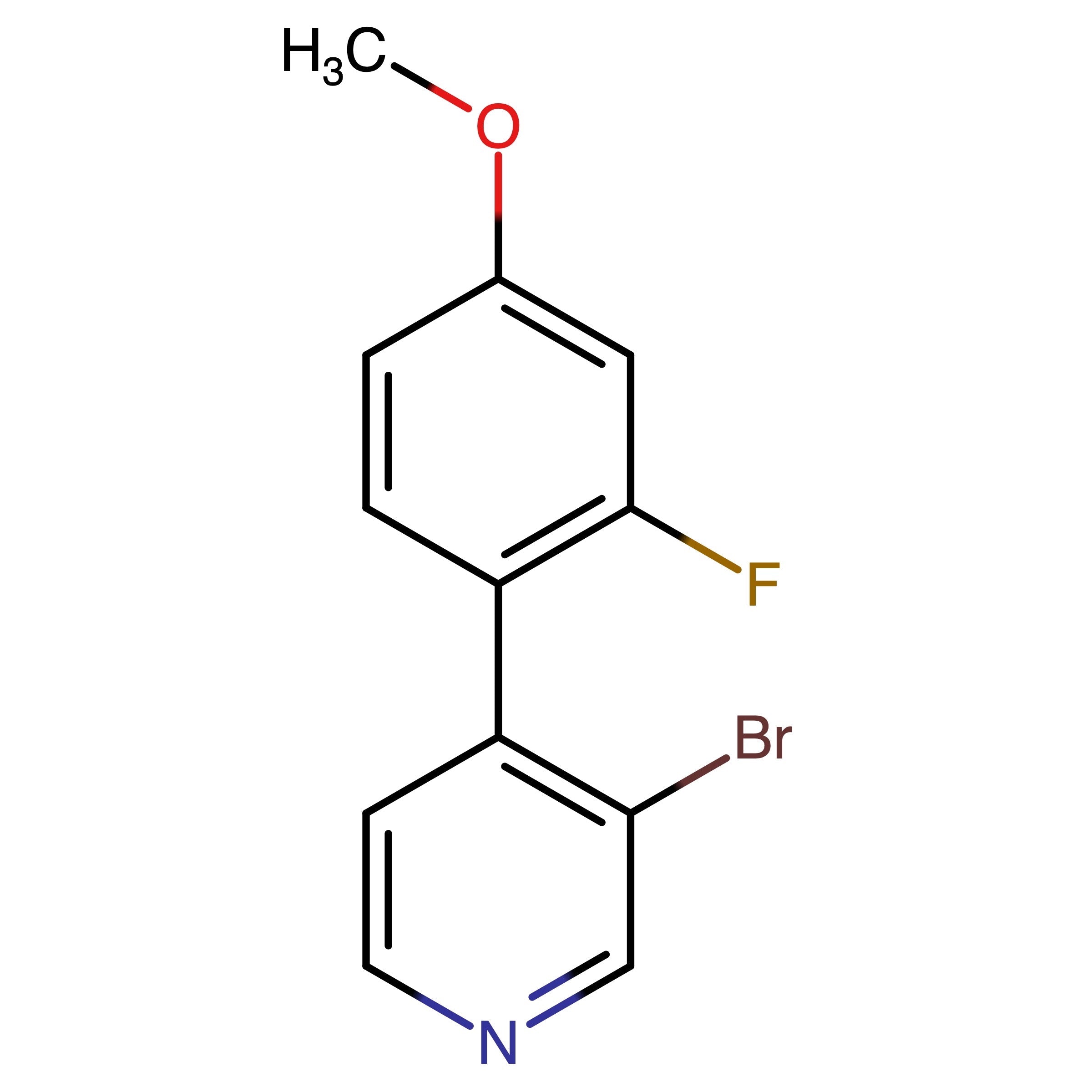3-Bromo-4-(2-fluoro-4-methoxyphenyl)pyridine