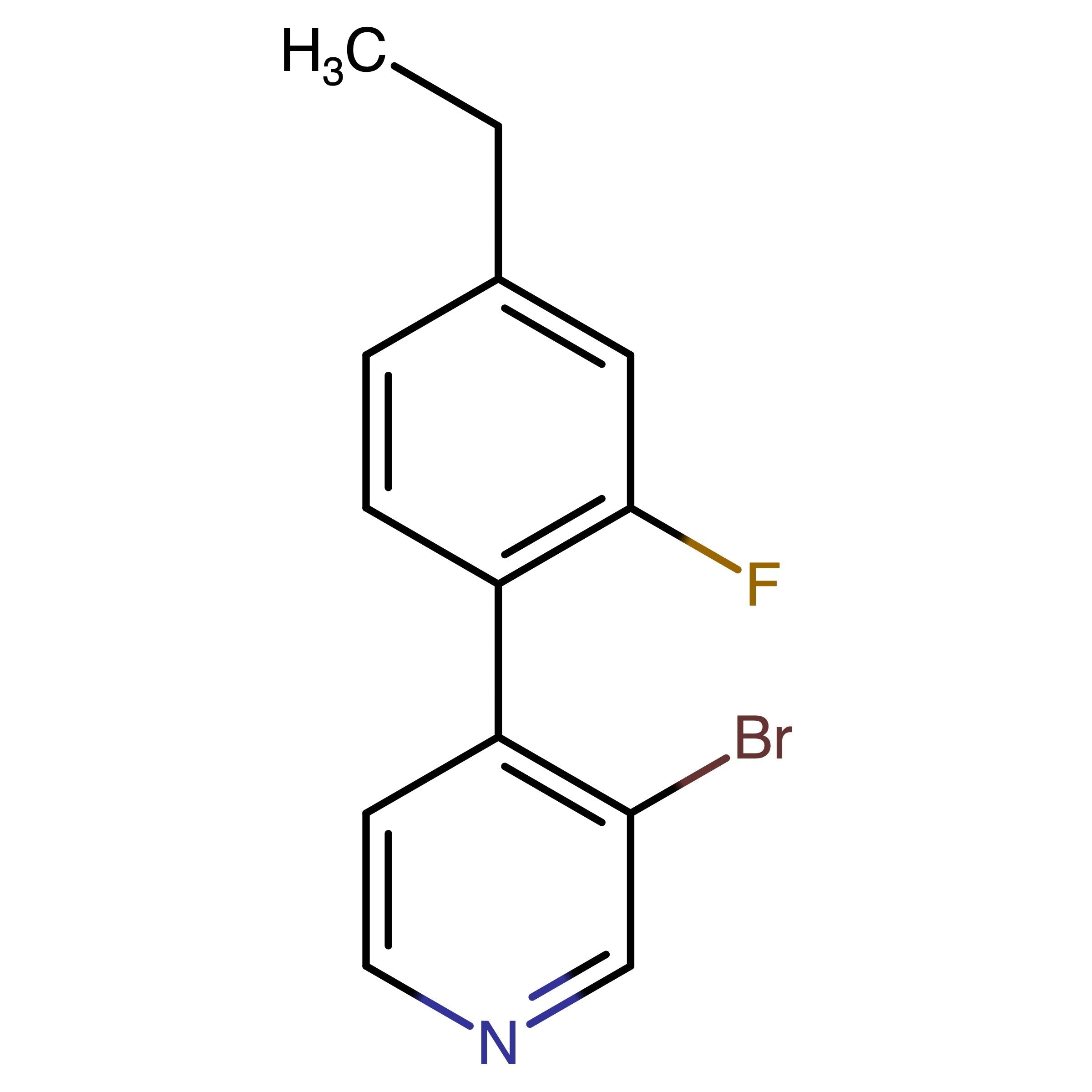3-Bromo-4-(4-ethyl-2-fluorophenyl)pyridine