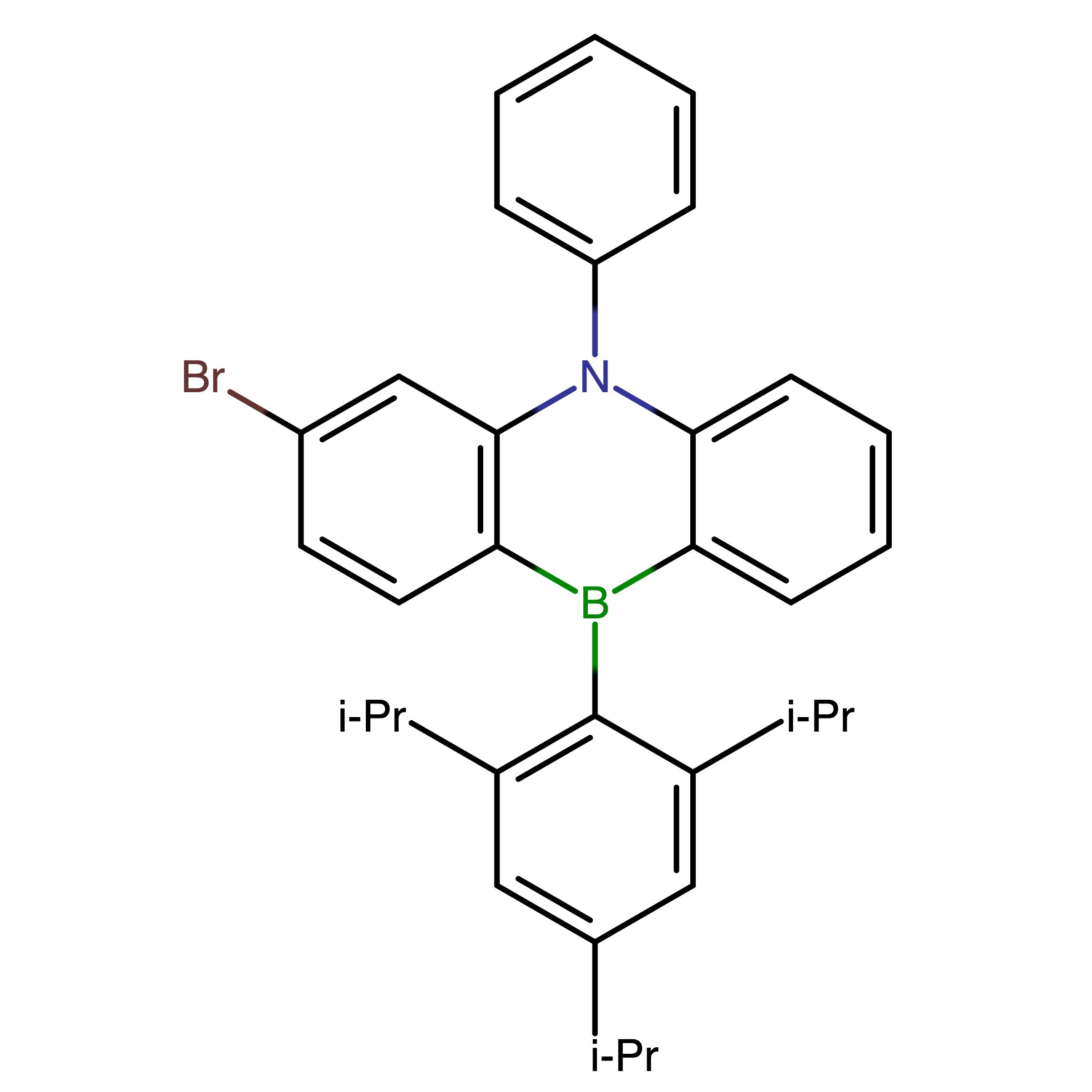 3-Bromo-5,10-dihydro-5-phenyl-10-[2,4,6-tri(1-methylethyl)phenyl]benzaborane