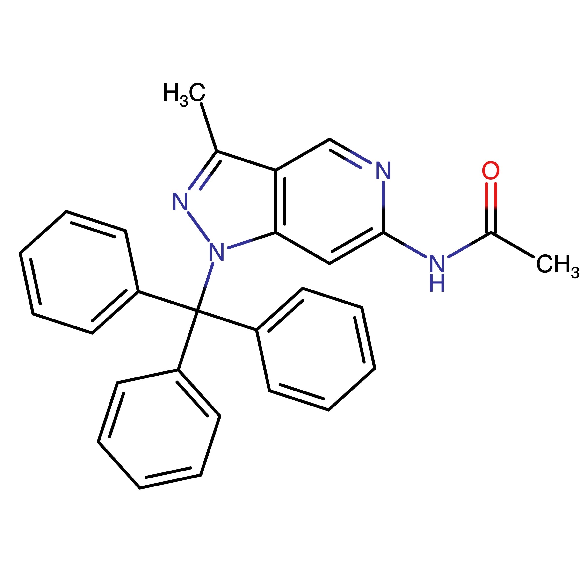 CAS RN 3010882-49-9 | N?(3?Methyl?1?trityl?1H?pyrazolo[4,3?c]pyridin?6?yl)acetamide 