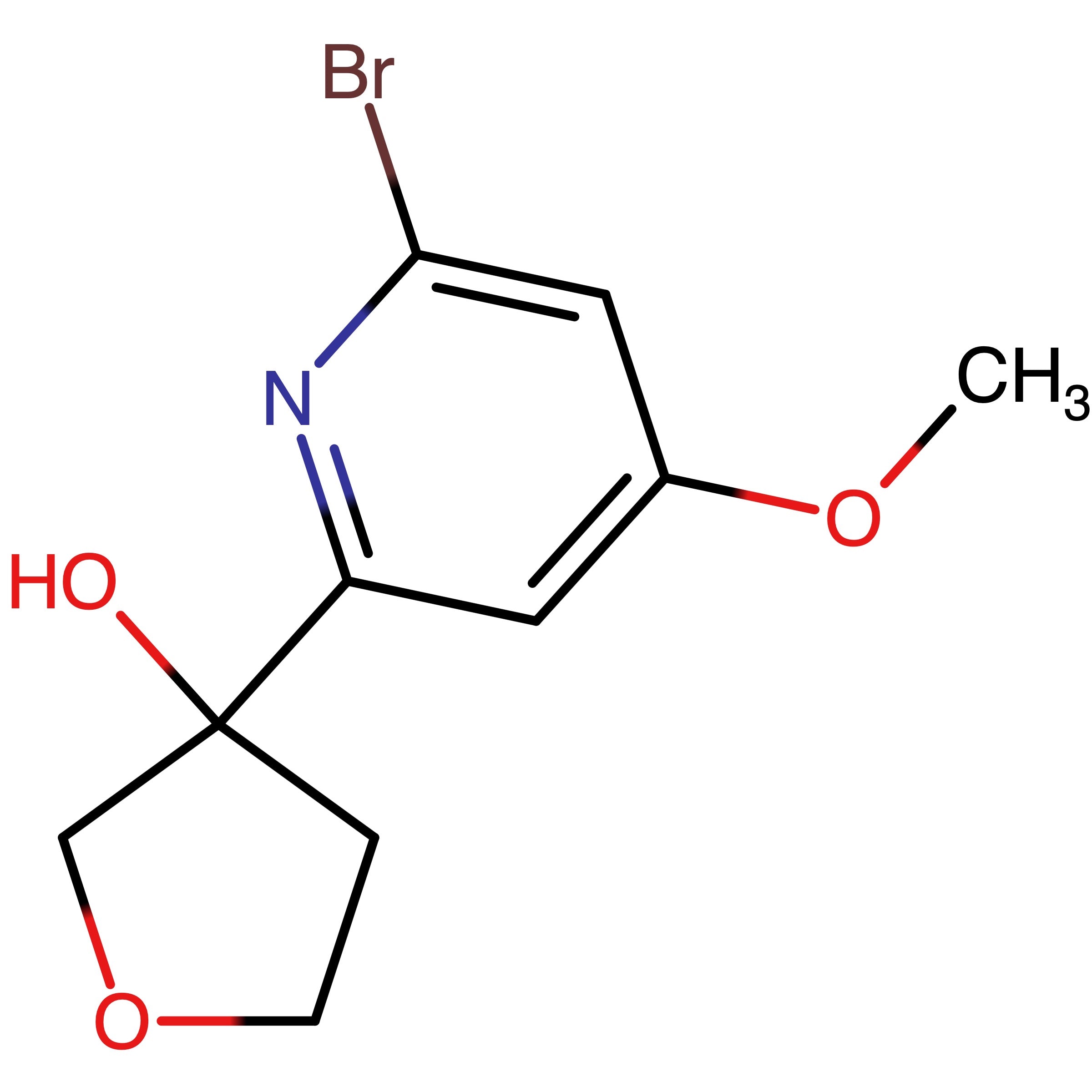 CAS RN 3010882-58-0 | 3?(6?Bromo?4?methoxypyridin?2?yl)tetrahydrofuran?3?ol 