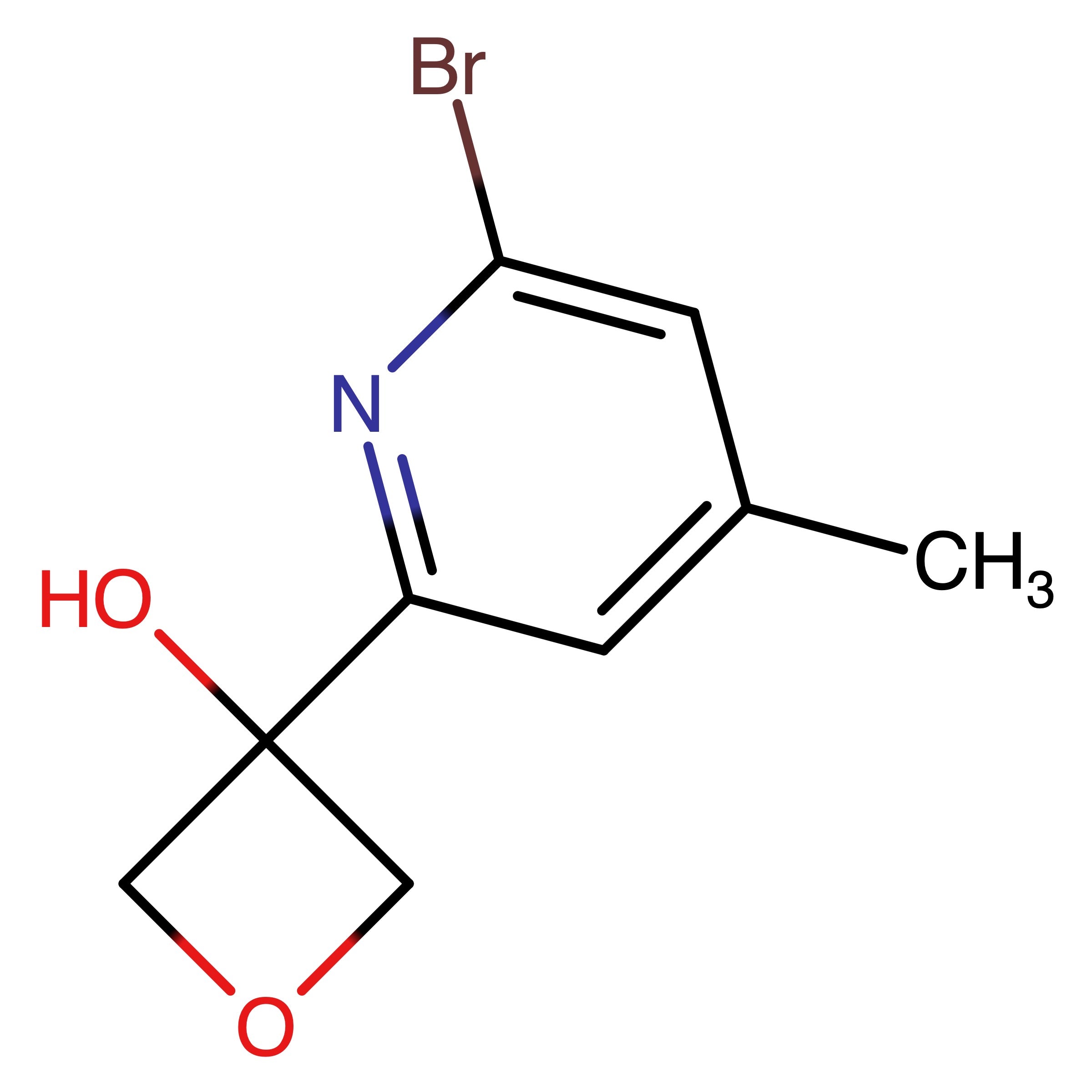CAS RN 3010882-60-4 | 3?(6?Bromo?4?methylpyridin?2?yl)oxetan?3?ol 