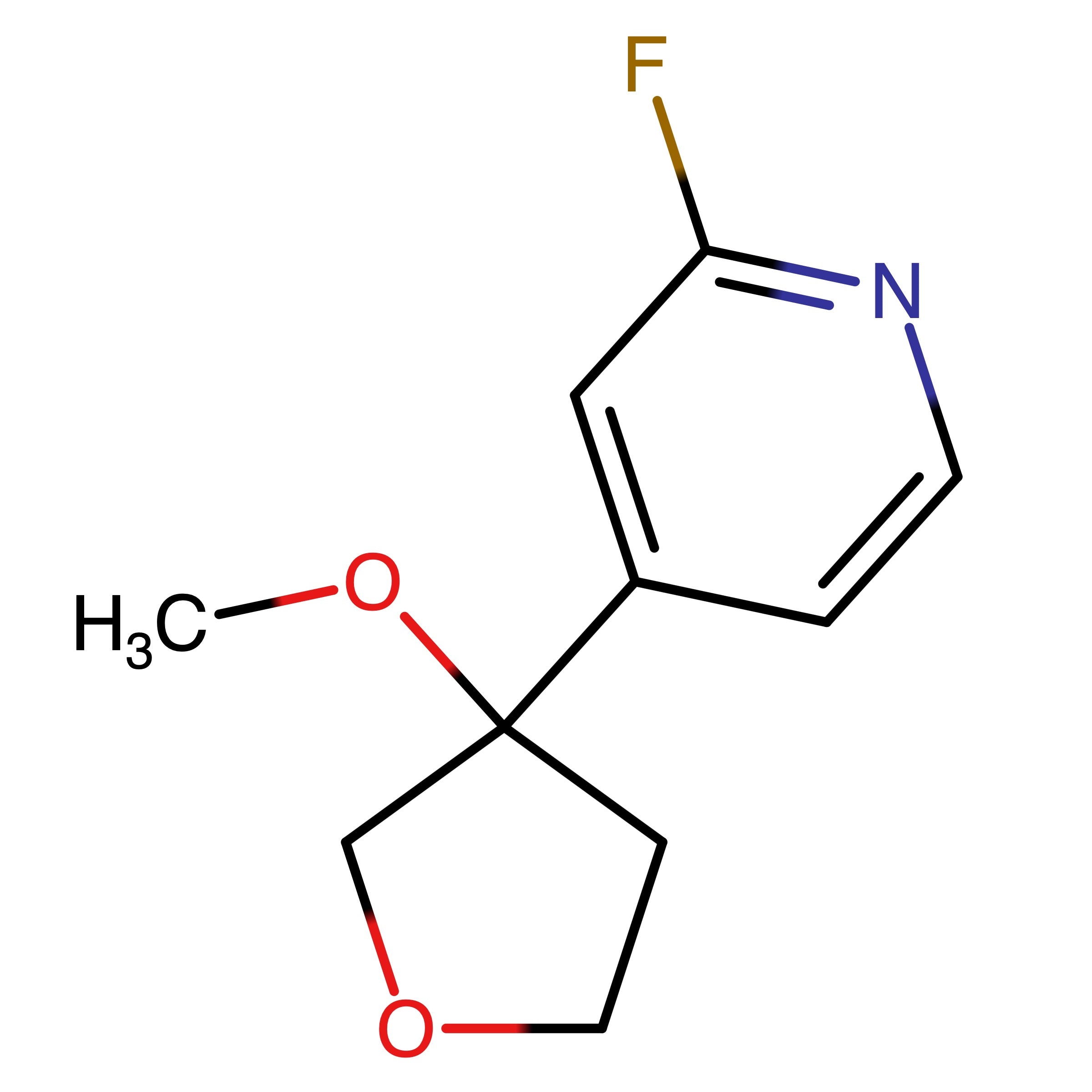 CAS RN 3010882-64-8 | 2?Fluoro?4?(3?methoxytetrahydrofuran?3?yl)pyridine 