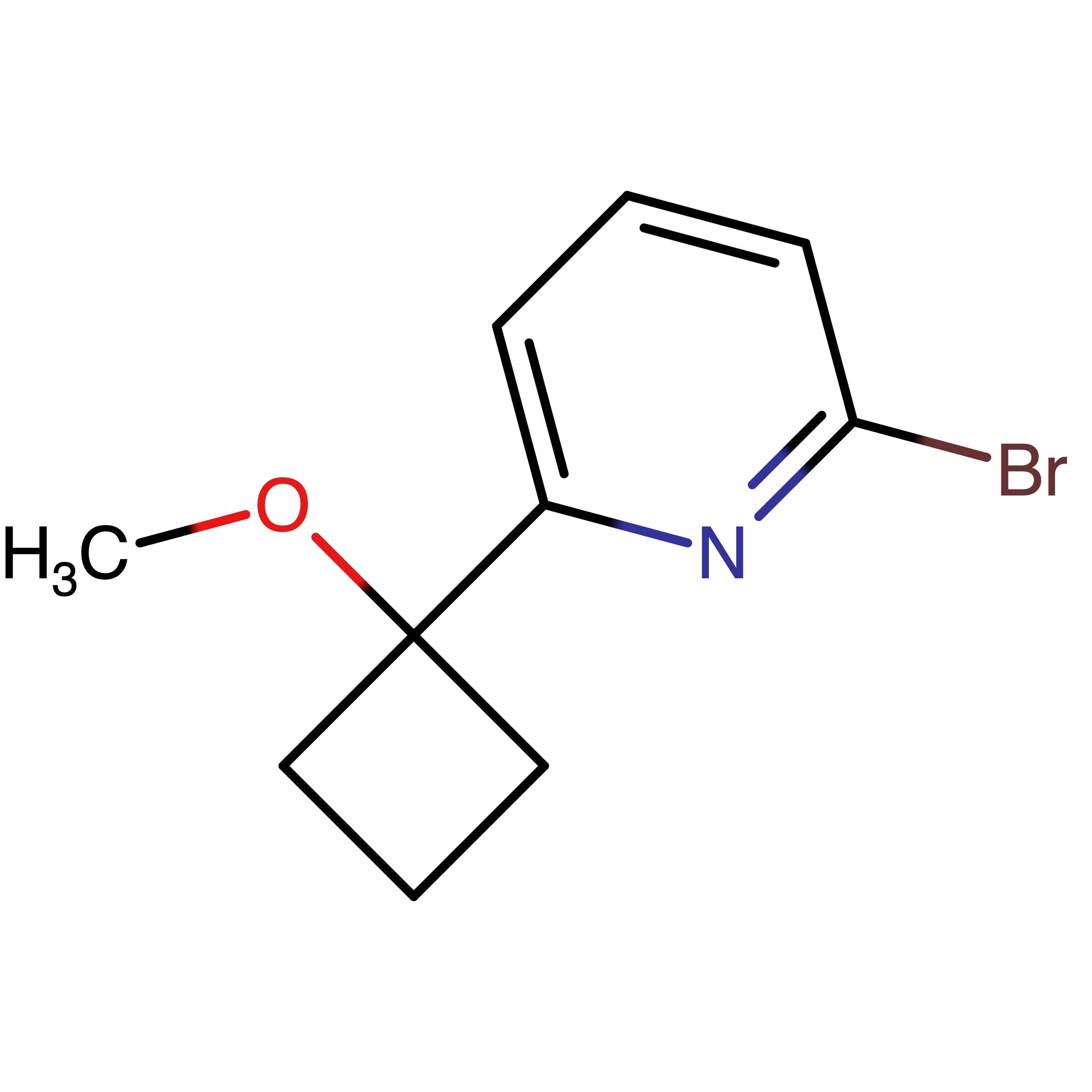 CAS RN 3010882-66-0 | 2?Bromo?6?(1?methoxycyclobutyl)pyridine 