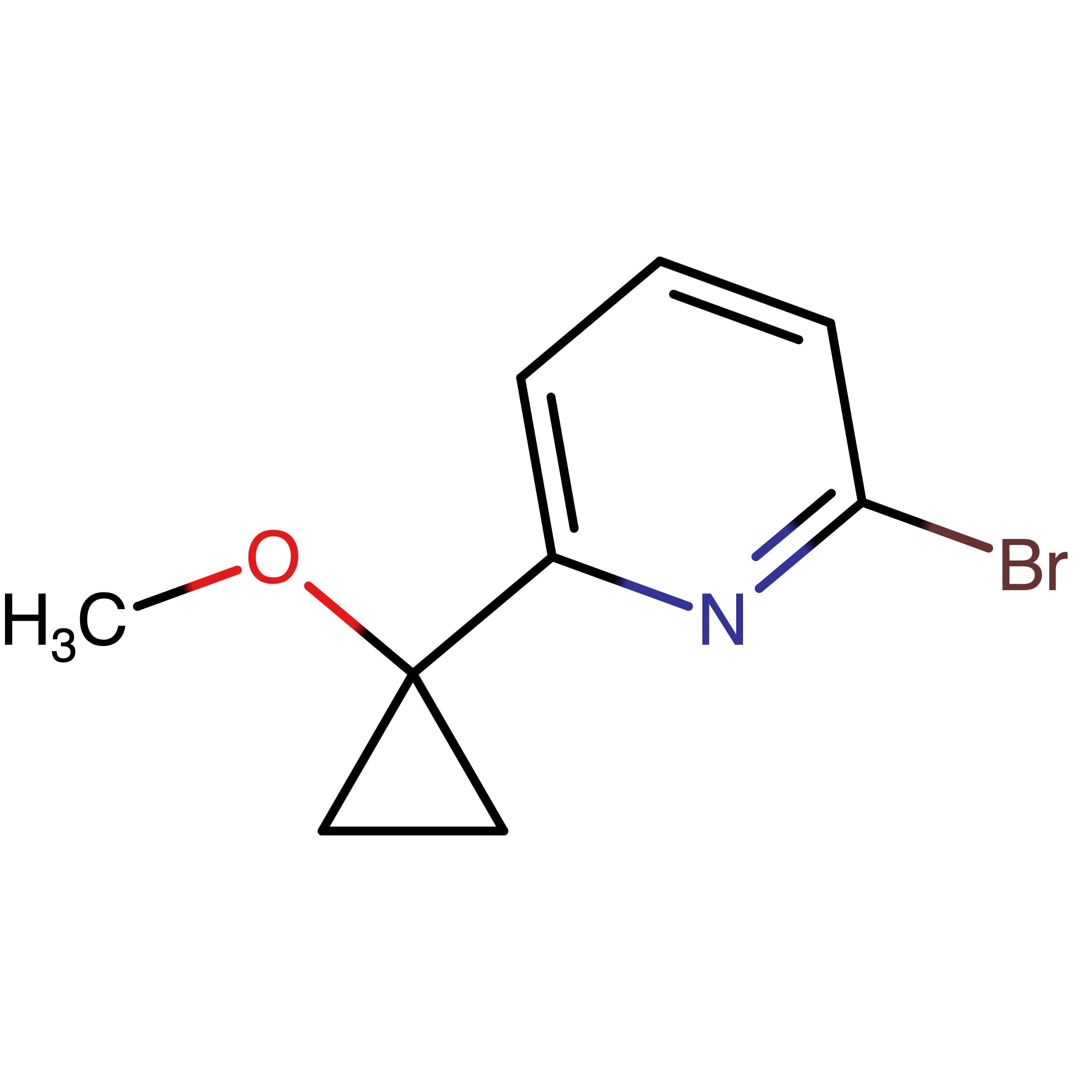 CAS RN 3010882-69-3 | 2?Bromo?6?(1?methoxycyclopropyl)pyridine 