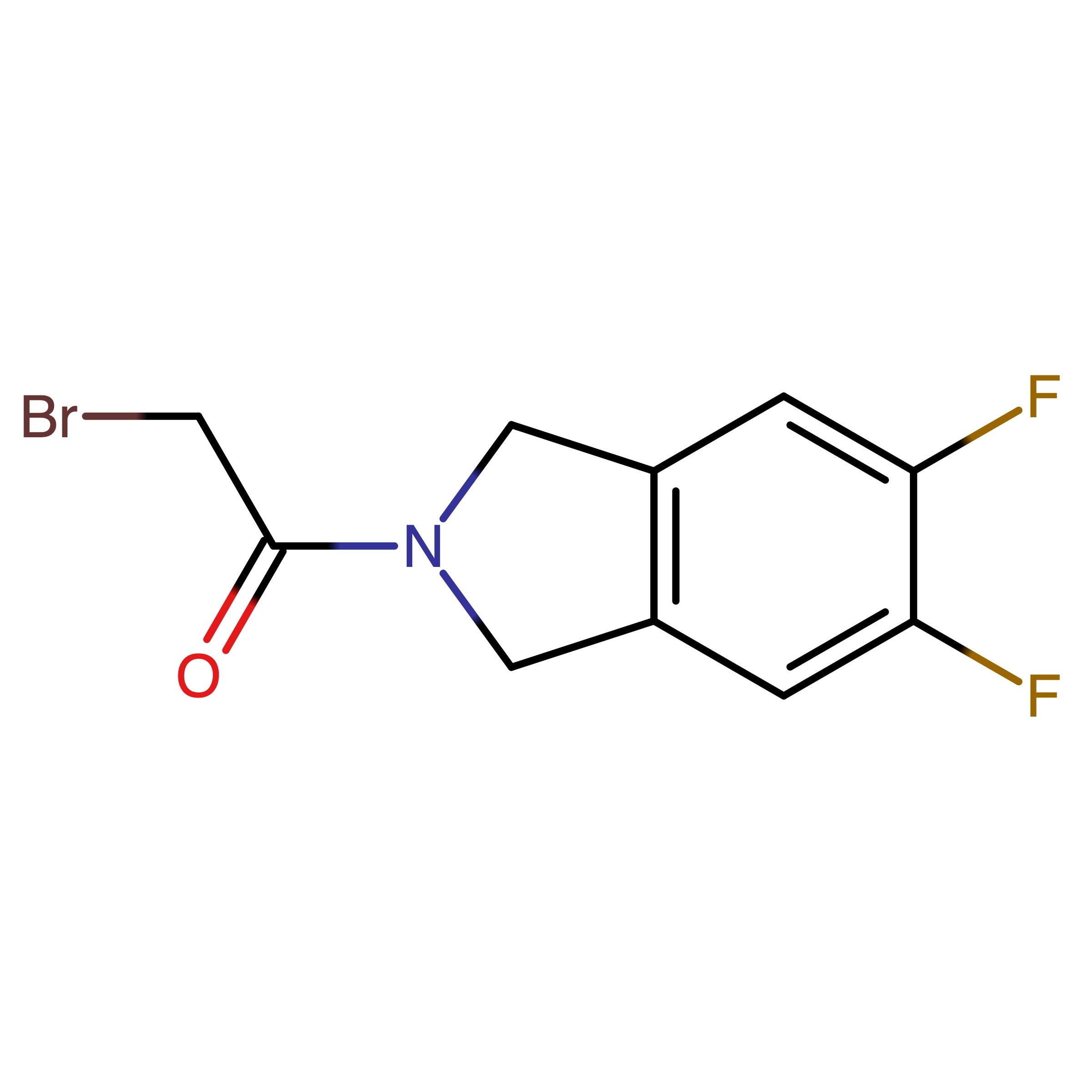 CAS RN 3020860-16-3 | 2-Bromo-1-(5,6-difluoroisoindolin-2- yl)ethan-1-one