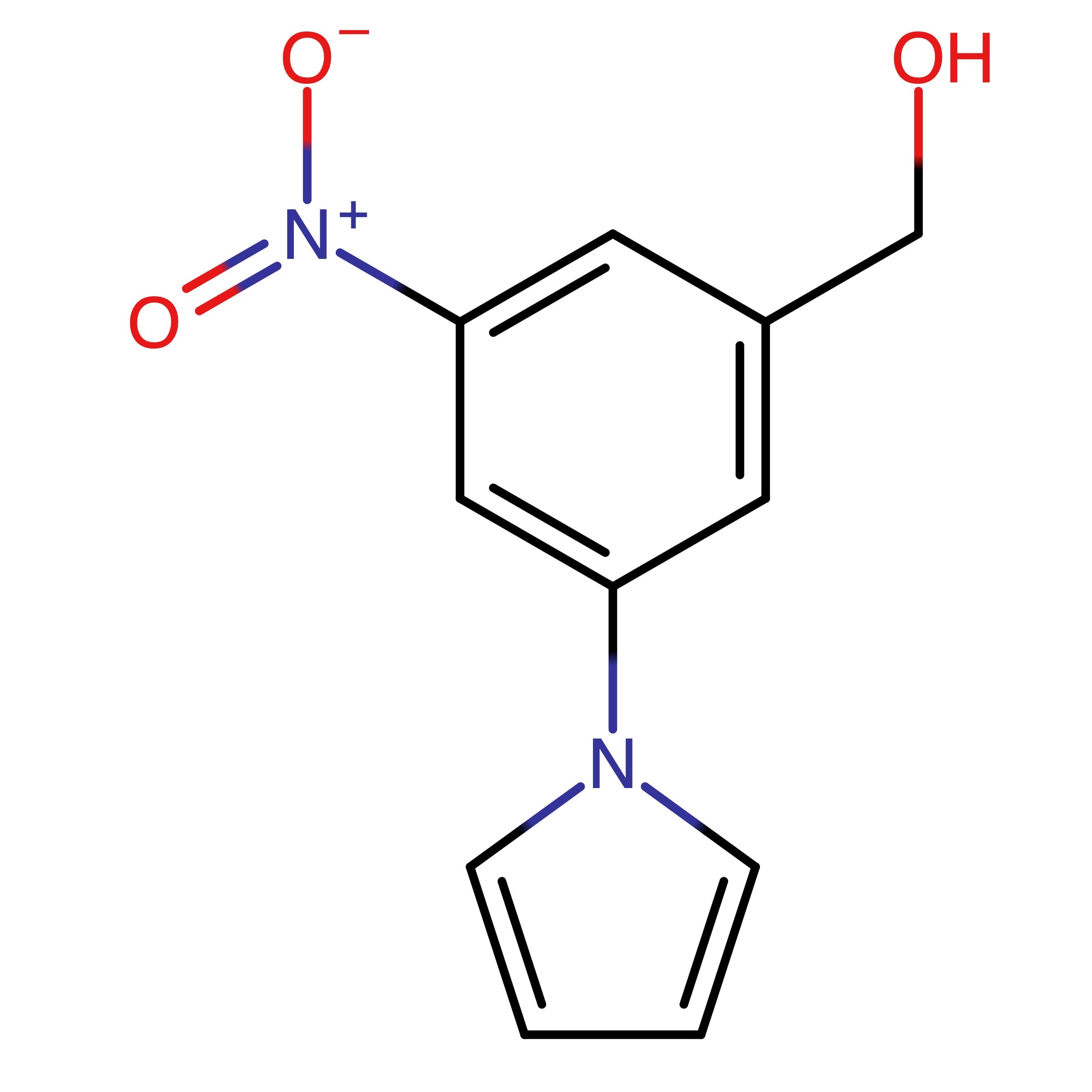 CAS RN 3025969-15-4 | Name: 3_Nitro_5_(1H_pyrrol_1_yl)benzyl alcohol