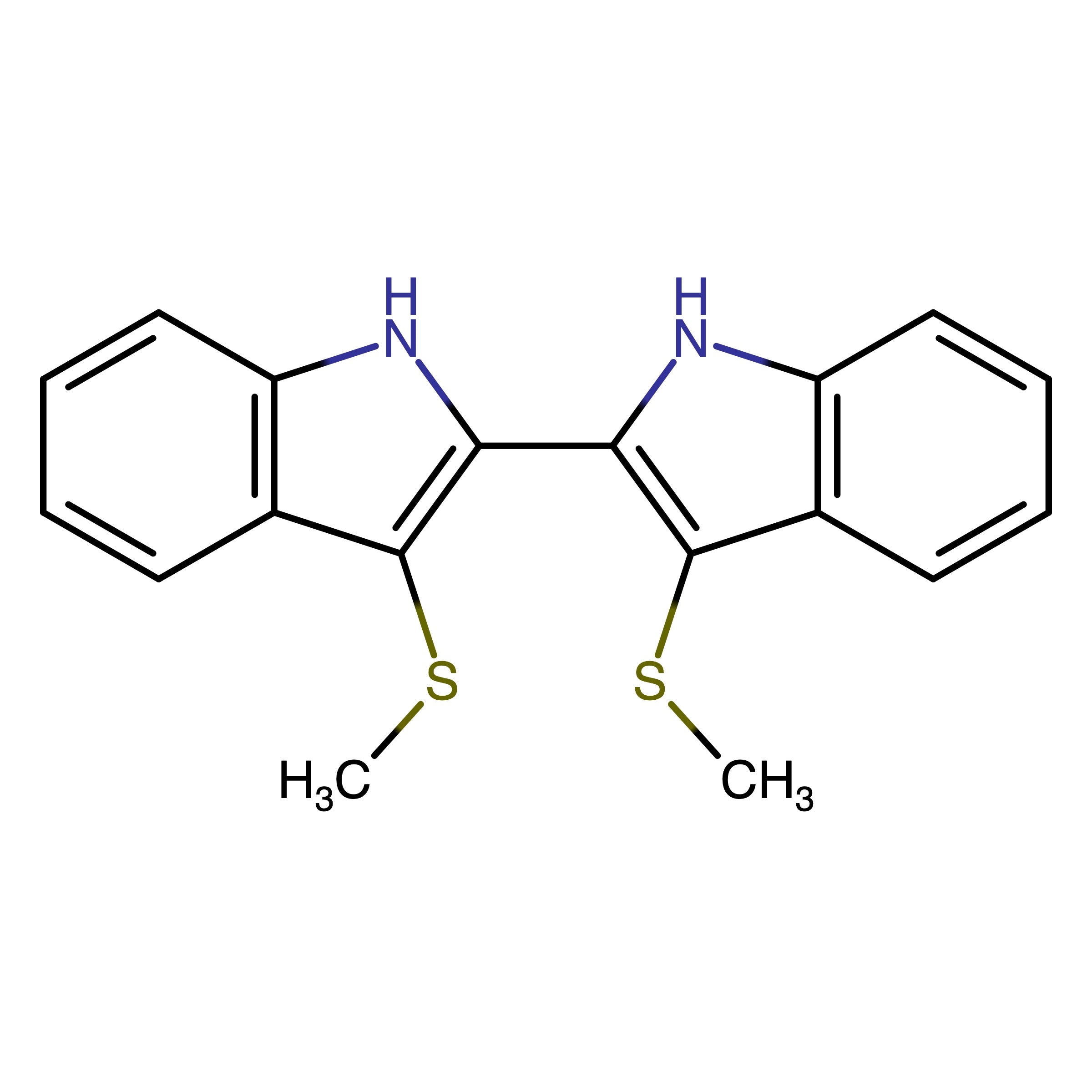 CAS RN 302606-03-7 | 3,3'-Di(methylthio)-2,2'-biindole