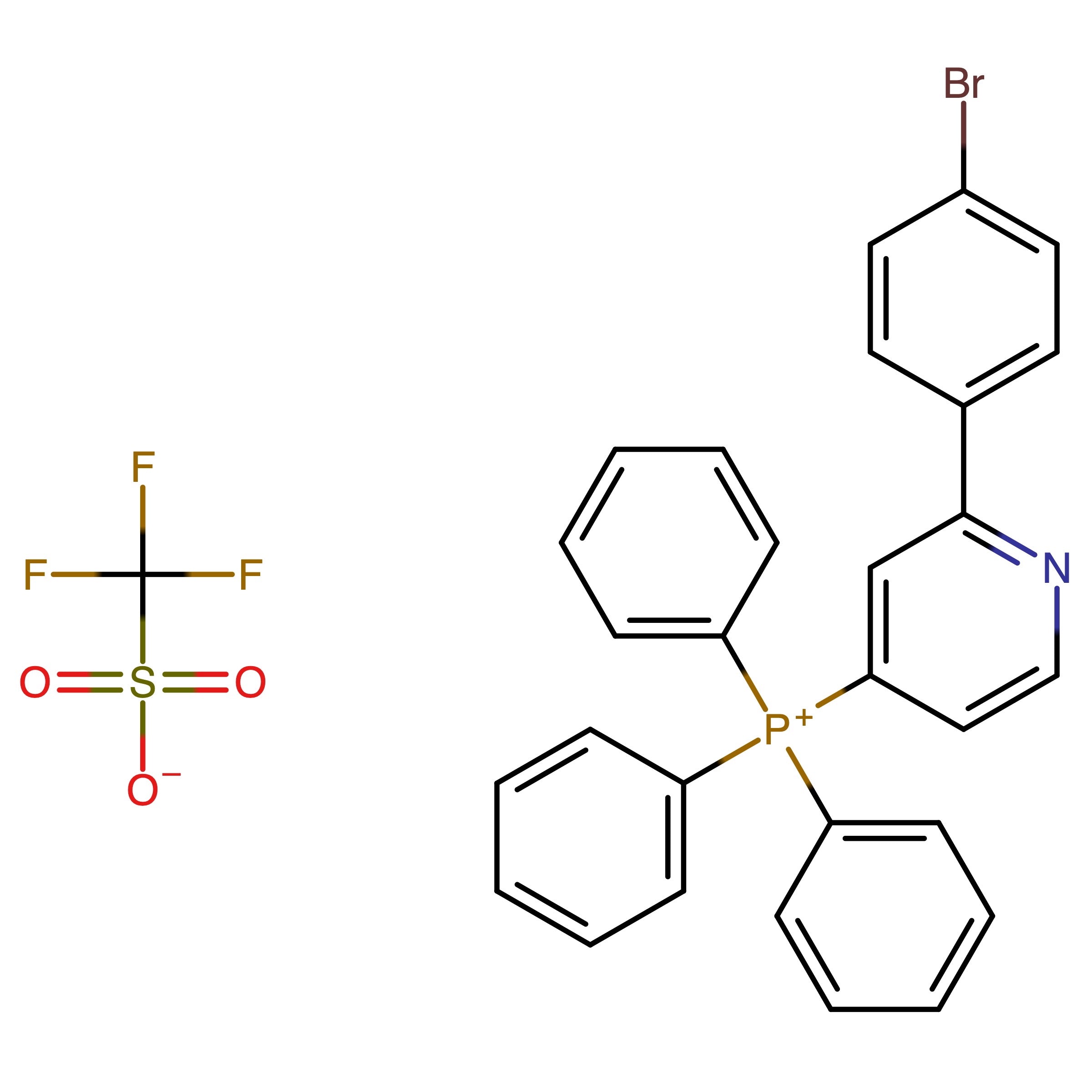 CAS RN 3028051-76-2 | (2-(4-Bromophenyl)pyridin-4-yl)triphenylphosphonium trifluoromethanesulfonate