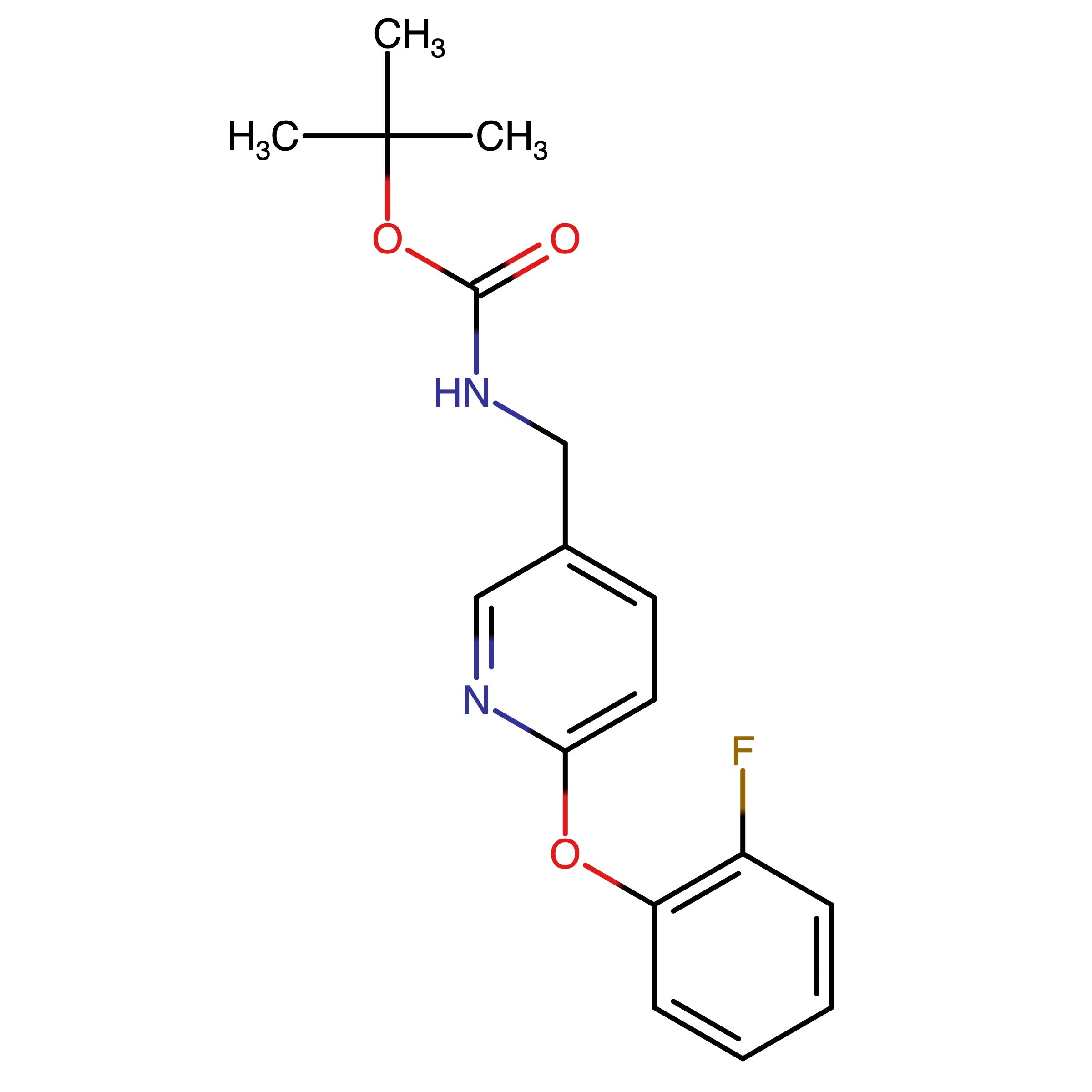 CAS RN 3029023-17-1 | tert-Butyl ((6-(2-fluorophenoxy)pyridin-3-yl)methyl)carbamate
