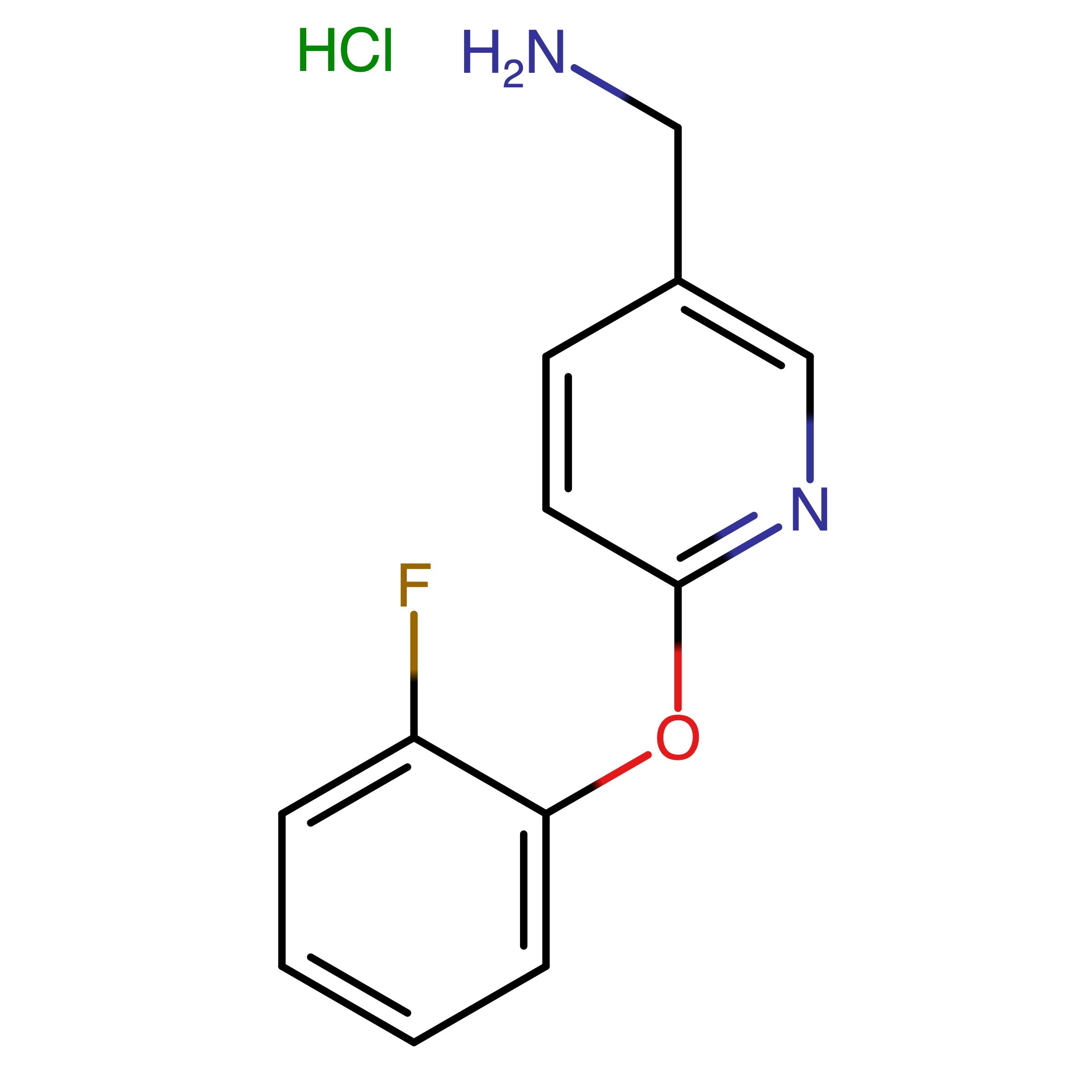 CAS RN 3029023-18-2 | (6-(2-Fluorophenoxy)pyridin-3-yl)methanamine hydrochloride