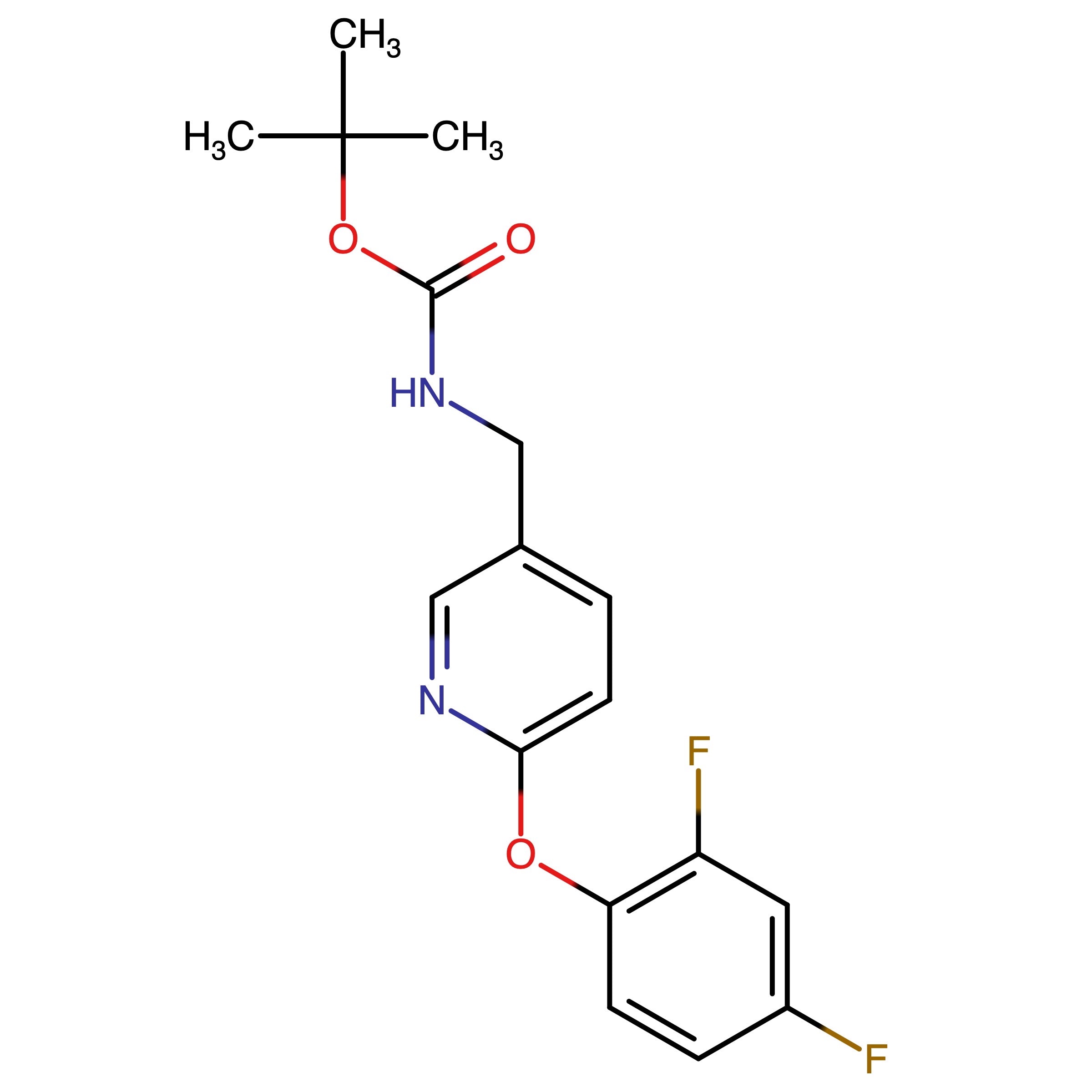 CAS RN 3029023-20-6 | tert-Butyl ((6-(2,4-difluorophenoxy)pyridin-3-yl)methyl)carbamate