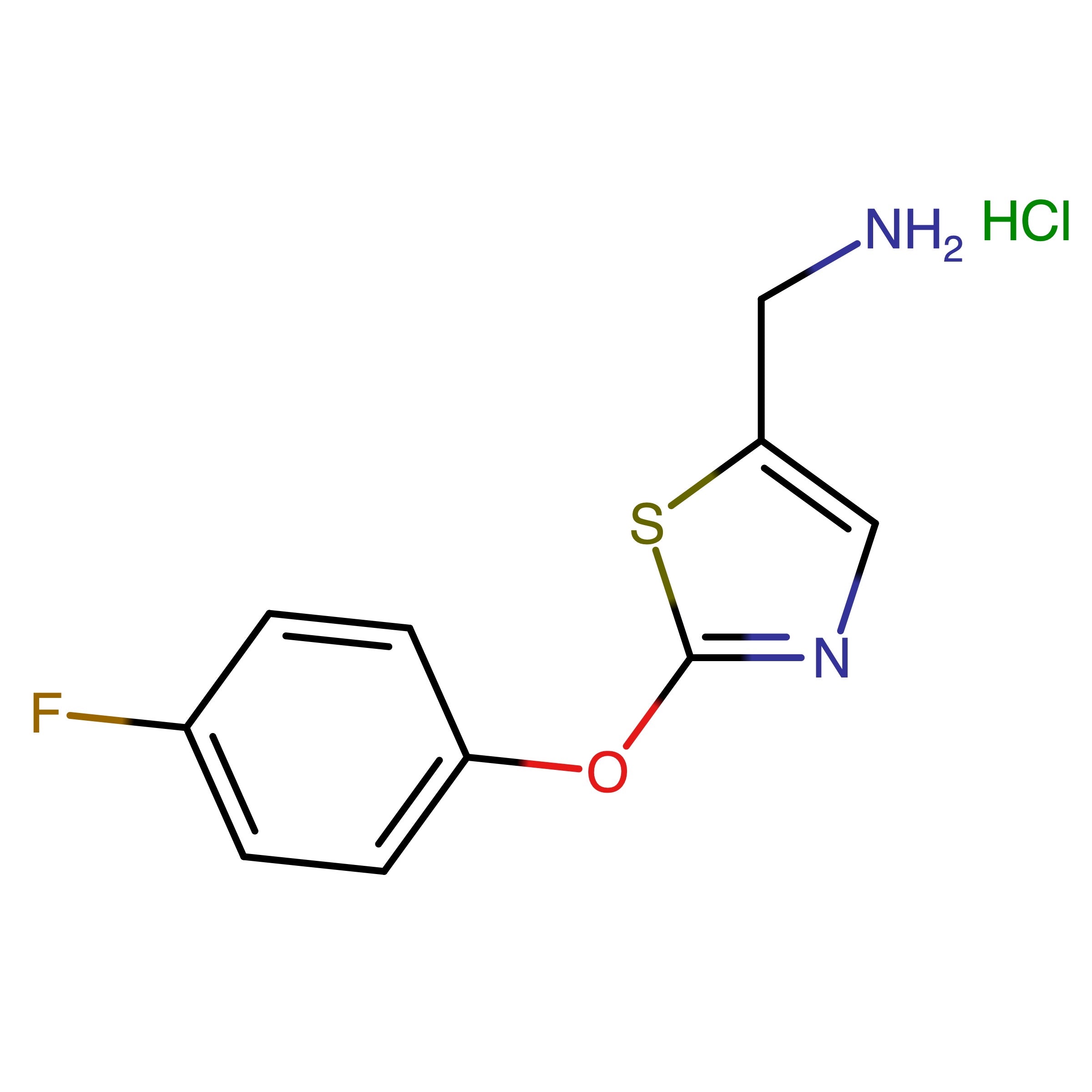CAS RN 3029023-23-9 | (2-(4-Fluorophenoxy)thiazol-5-yl)methanamine hydrochloride