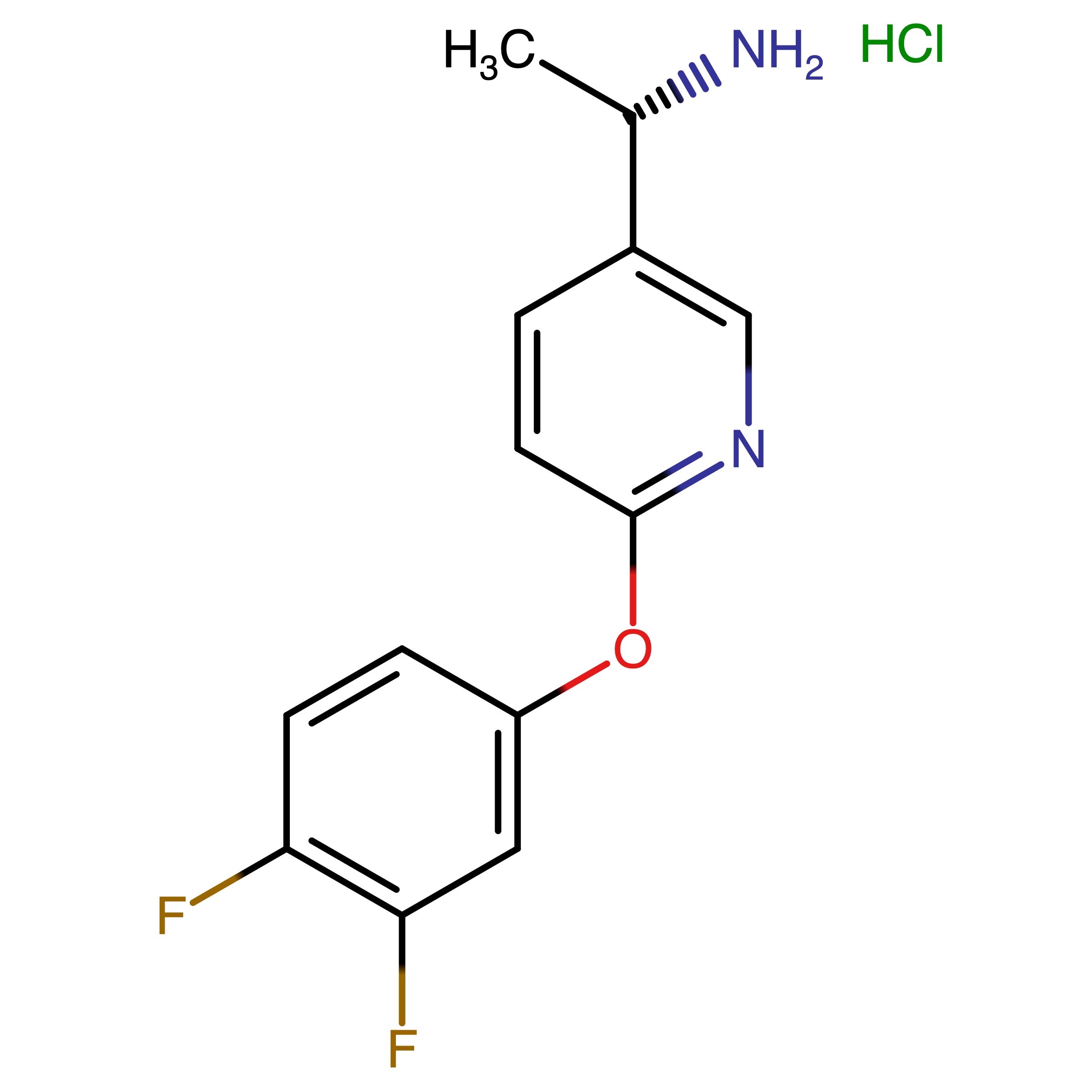CAS RN 3029023-27-3 | (1S)-1-[6-(3,4-Difluorophenoxy)-3-pyridinyl]ethanamine;hydrochloride