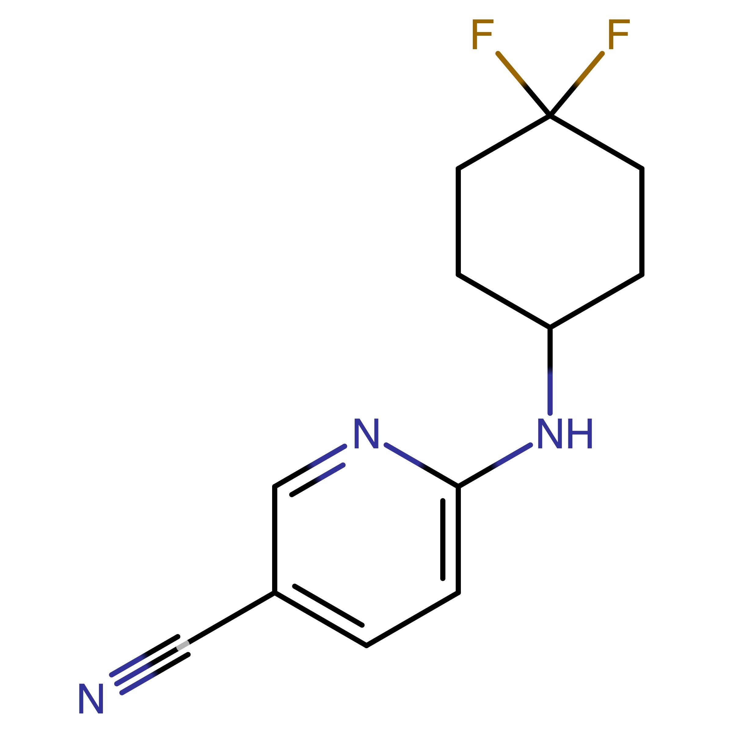 CAS RN 3029023-31-9 | 6-((4,4-Difluorocyclohexyl)amino)nicotinonitrile