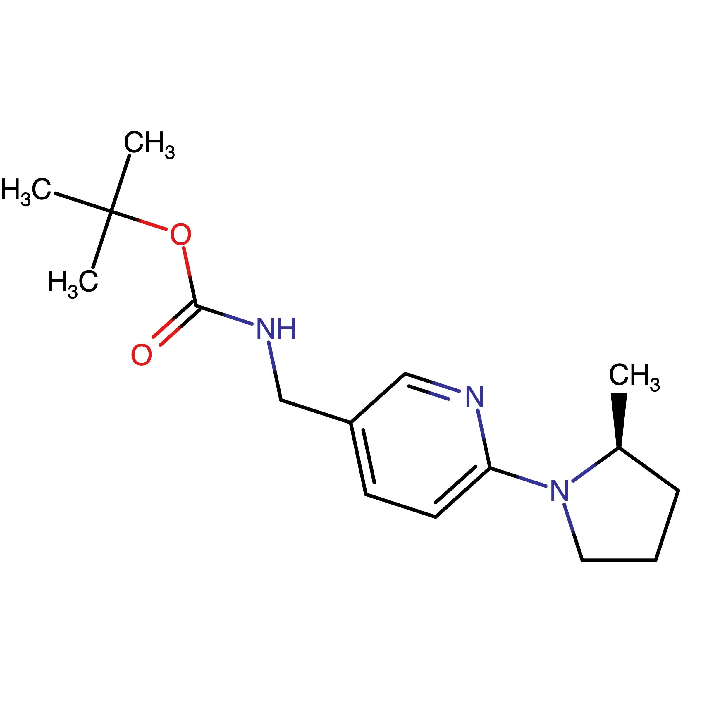 CAS RN 3029023-43-3 | tert-Butyl (S)-((6-(2-methylpyrrolidin-1-yl)pyridin-3-yl)methyl)carbamate