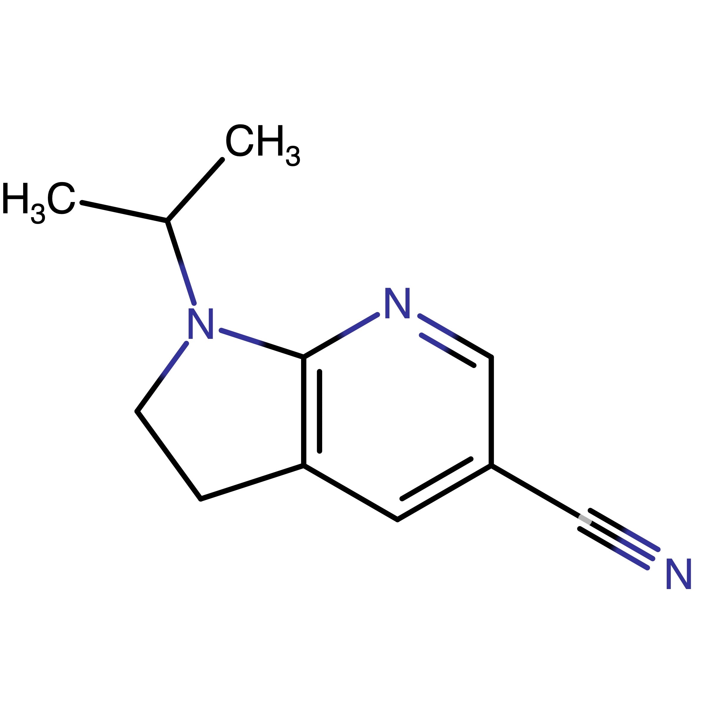 CAS RN 3029023-55-7 | 1-Propan-2-yl-2,3-dihydropyrrolo[2,3-b]pyridine-5-carbonitrile