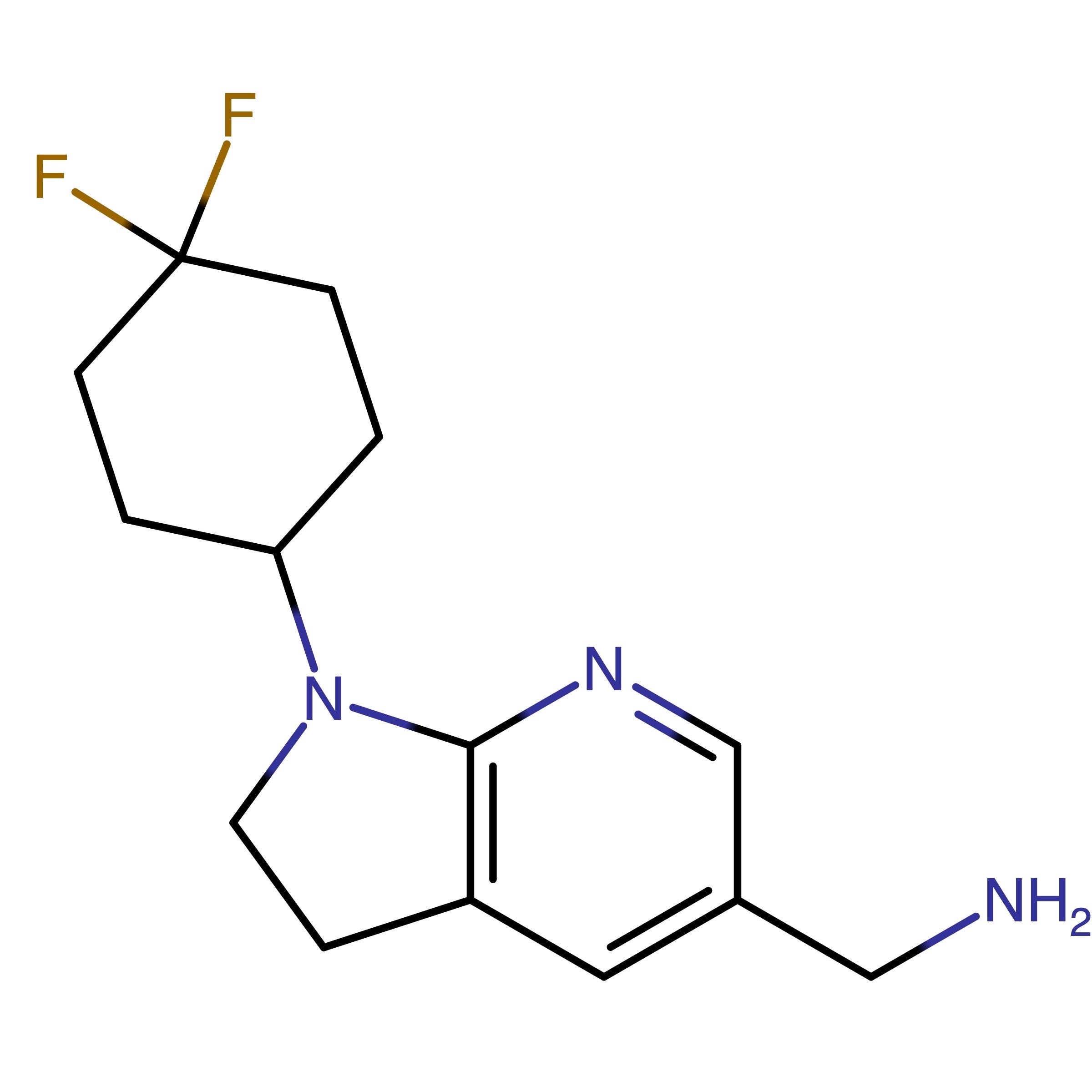 CAS RN 3029023-59-1 | (1-(4,4-Difluorocyclohexyl)-2,3-dihydro-1H-pyrrolo[2,3-b]pyridin-5-yl)methanamine