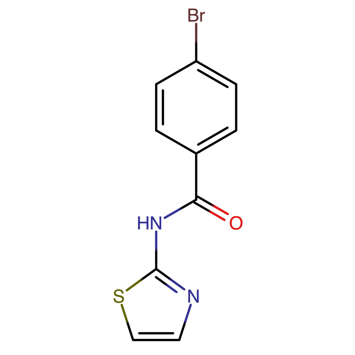 CAS RN 302931-79-9 | 4-Bromo-N-(1,3-thiazol-2-yl)benzamide | MFCD00455549