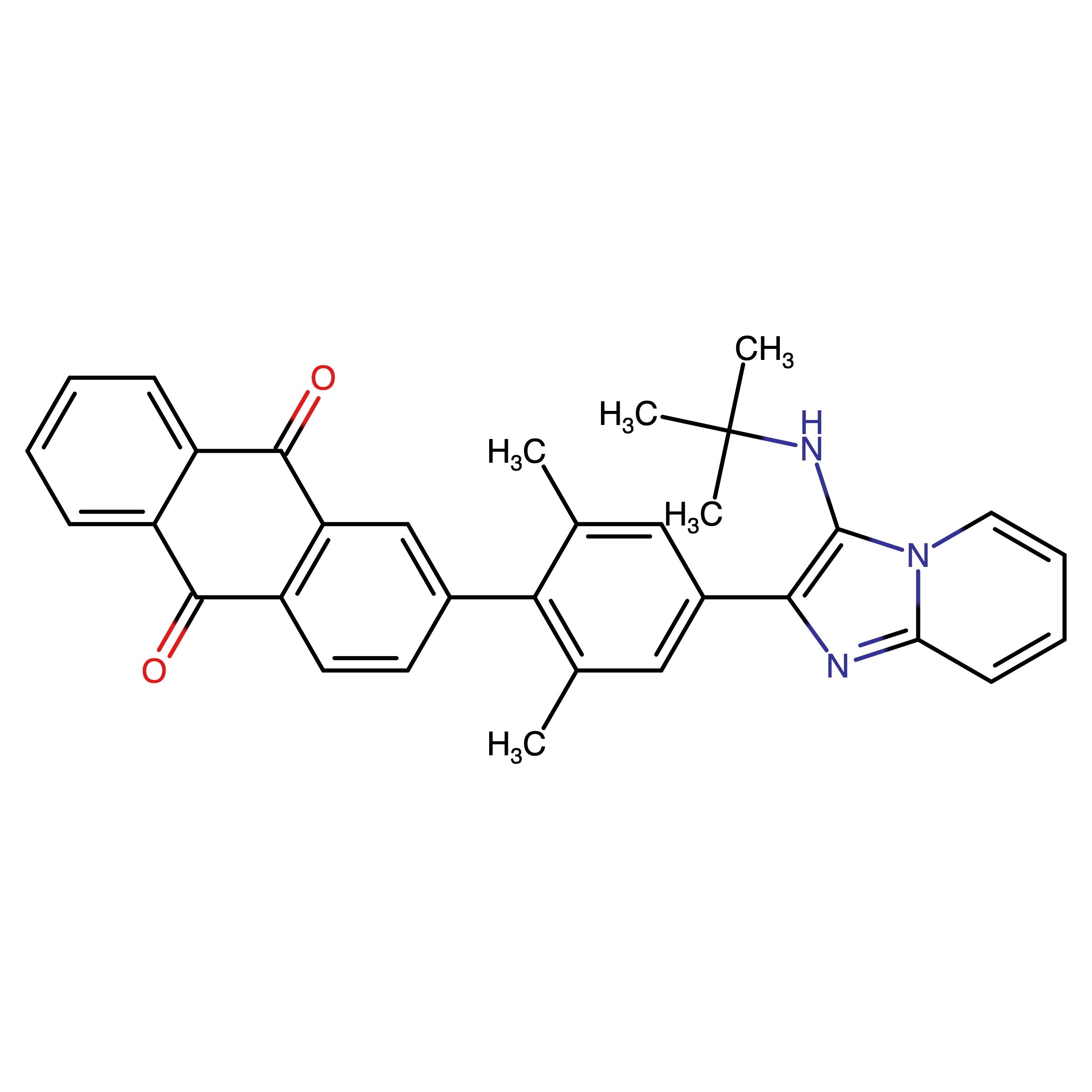 CAS RN 3029547-55-2 | 2-(4-(3-(tert-Butylamino)imidazo[1,2-a]pyridin-2-yl)-2,6-dimethylphenyl)anthraquinone