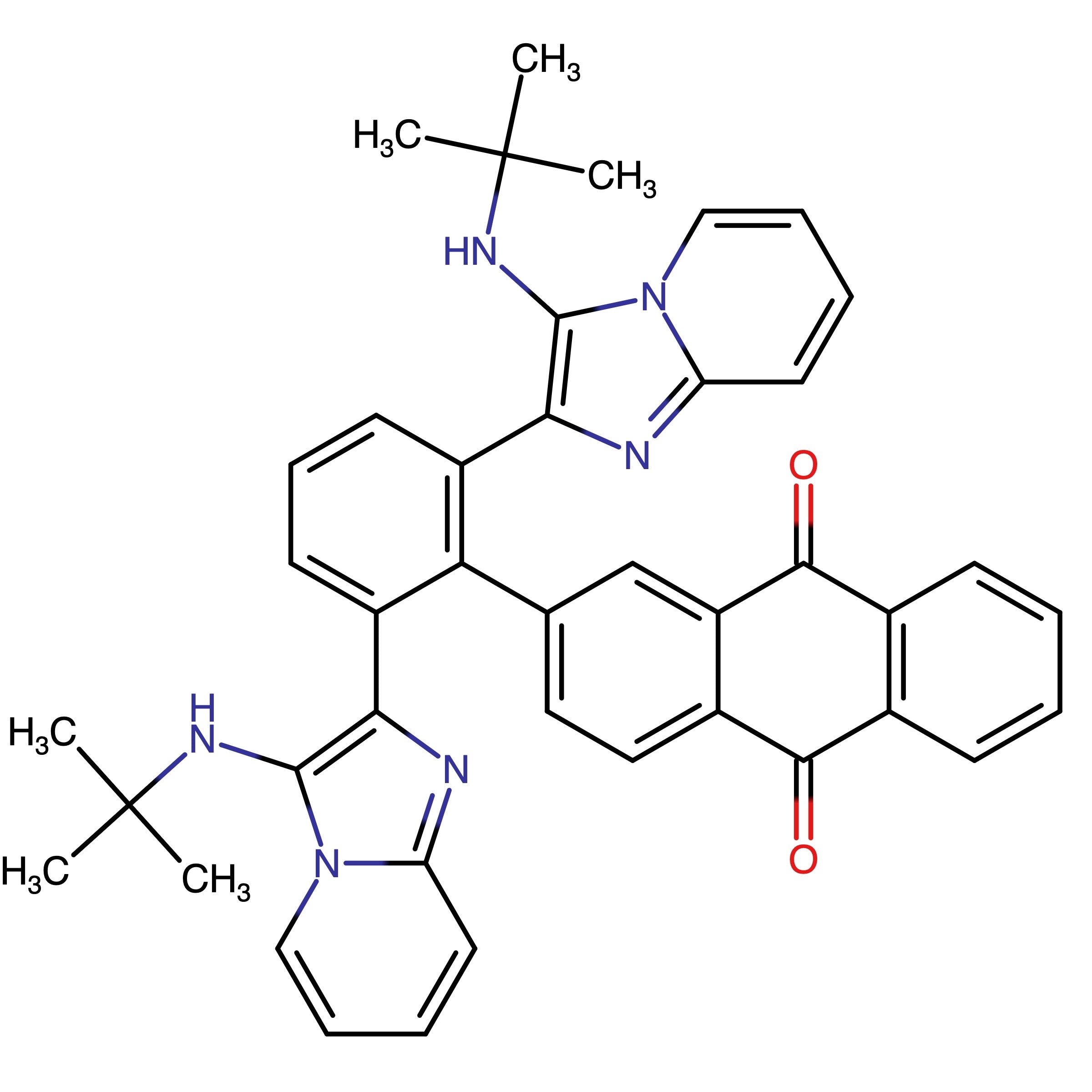 CAS RN 3029547-57-4 | 2-(2,6-Bis(3-(tert-butylamino)imidazo[1,2-a]pyridin-2-yl)phenyl)anthraquinone