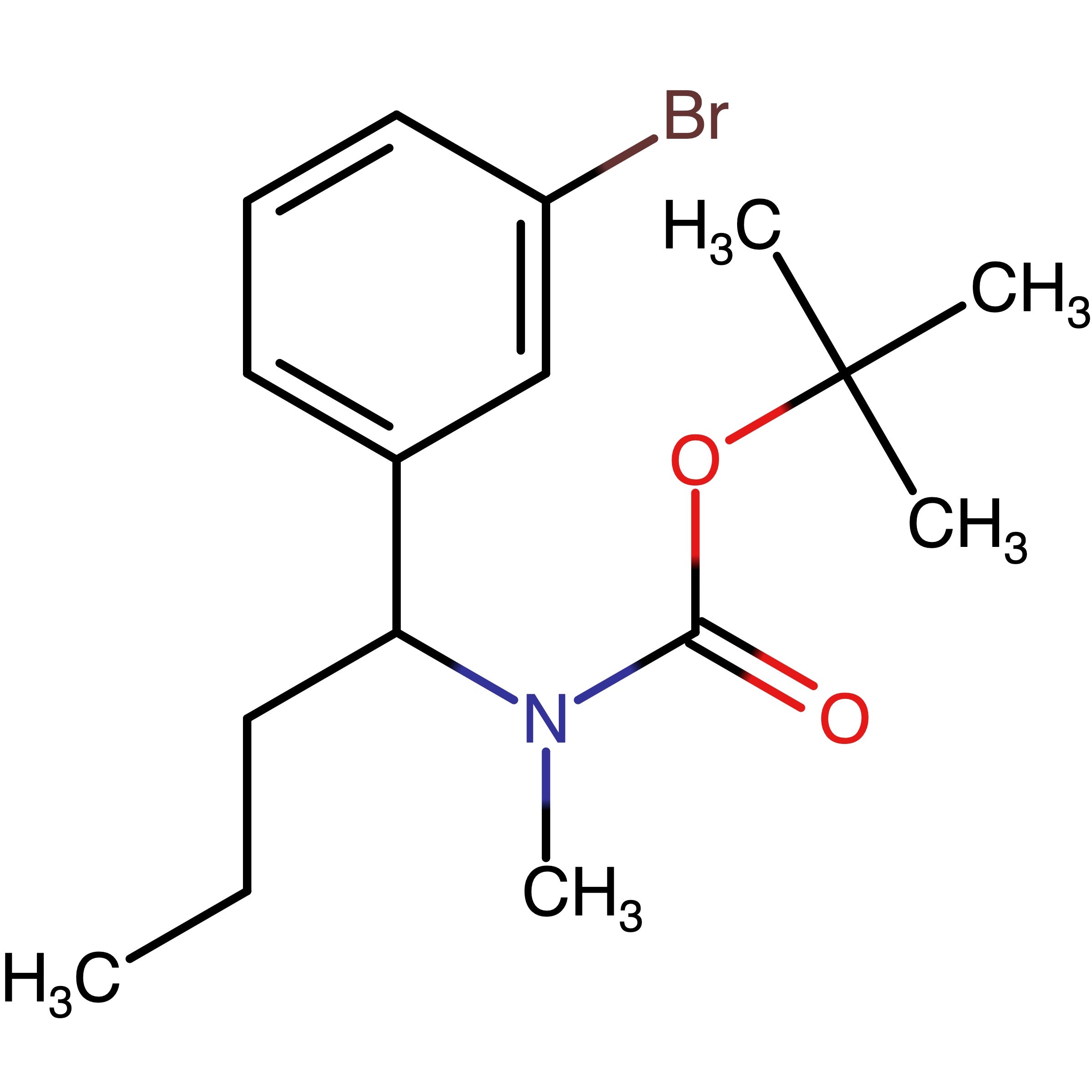 CAS RN 3033021-95-0 | tert-Butyl (1-(3-bromophenyl)butyl)(methyl)carbamate
