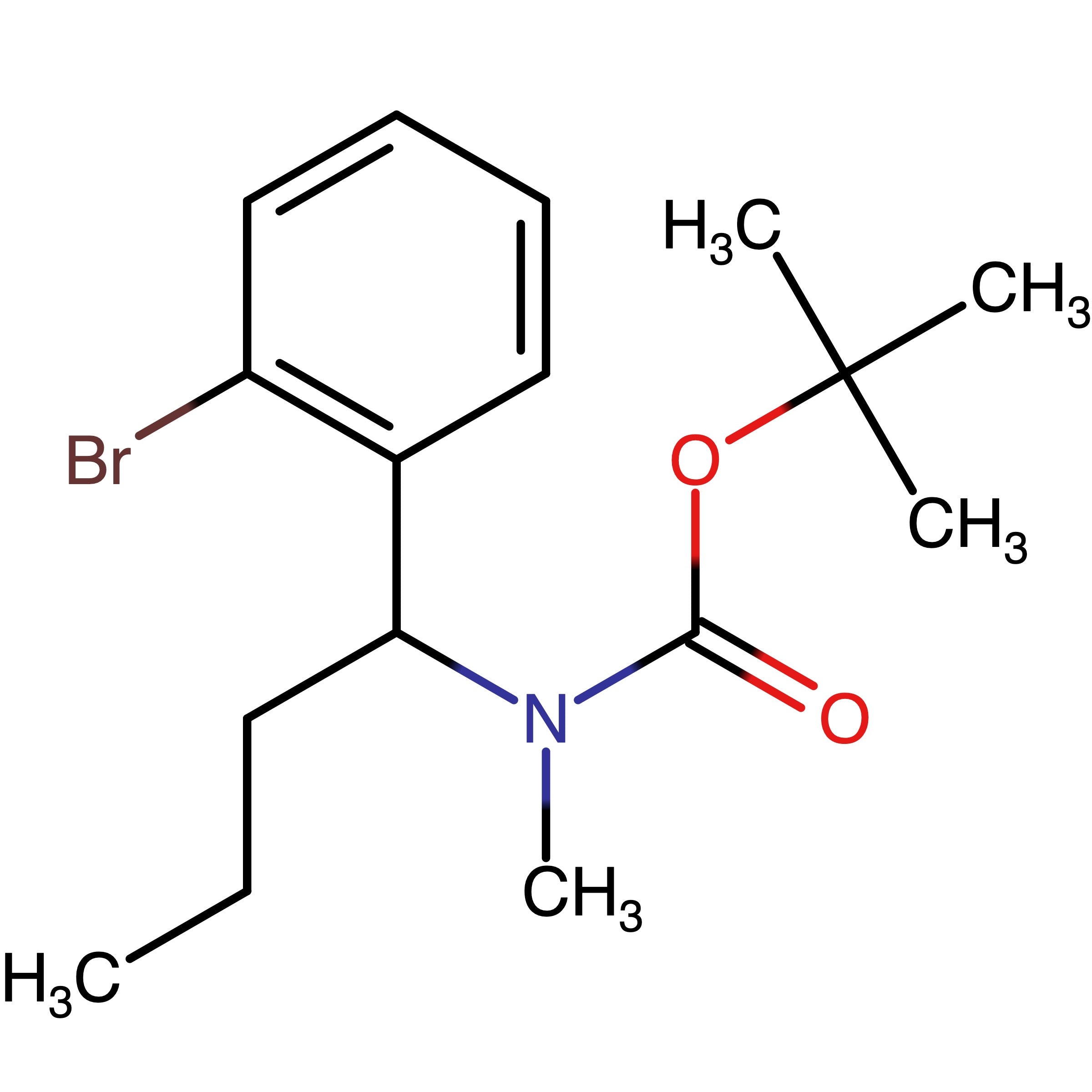 CAS RN 3033022-06-6 | tert-Butyl (1-(2-bromophenyl)butyl)(methyl)carbamate