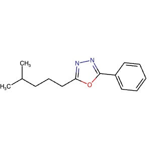 3034574-57-4 | 2-(4-Methylpentyl)-5-phenyl-1,3,4-oxadiazole - Hoffman Fine Chemicals