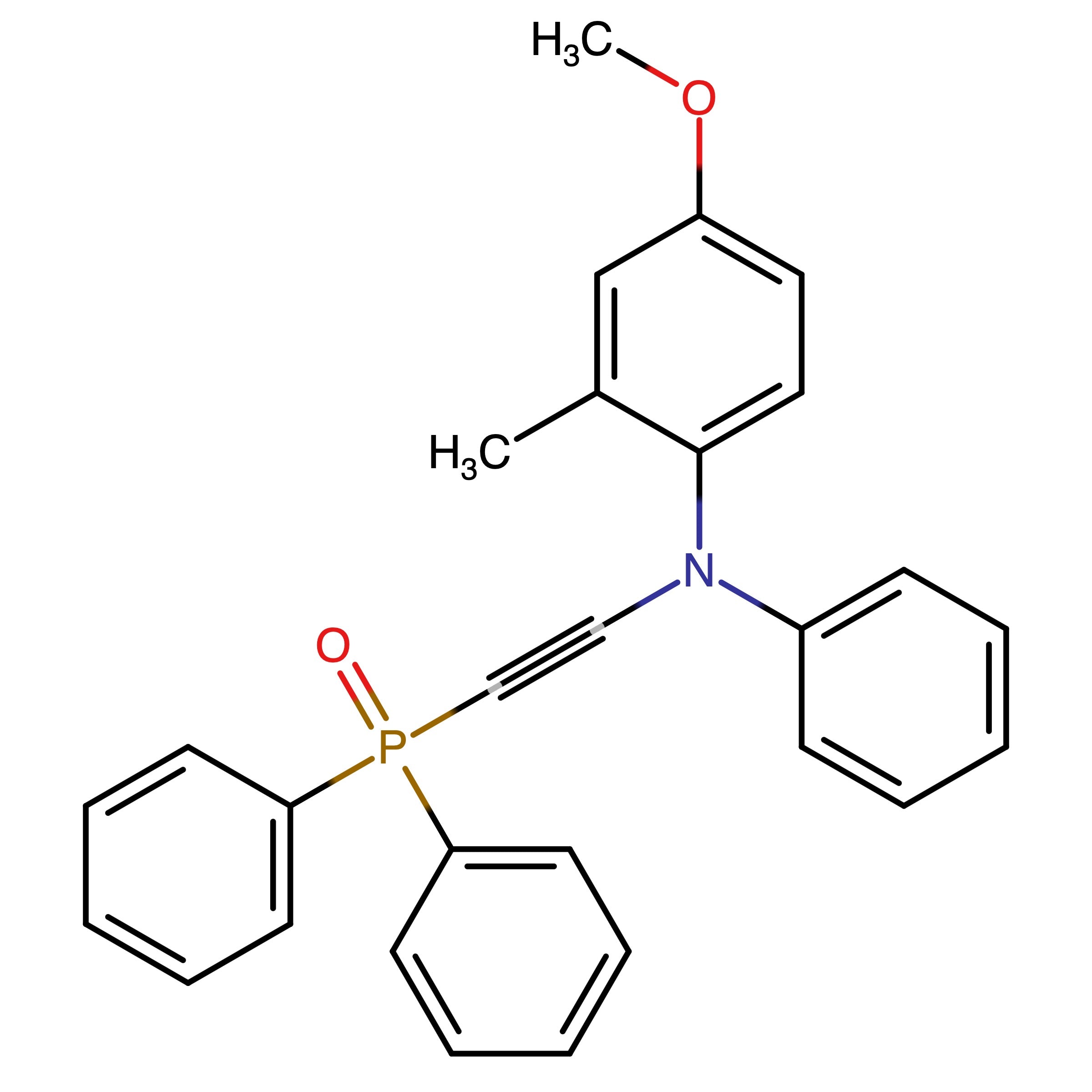 CAS RN 3040033-21-1 | Name: 1-(4-Methoxy-2-methyldiphenylamino)-2-(diphenylphosphinyl)ethyne