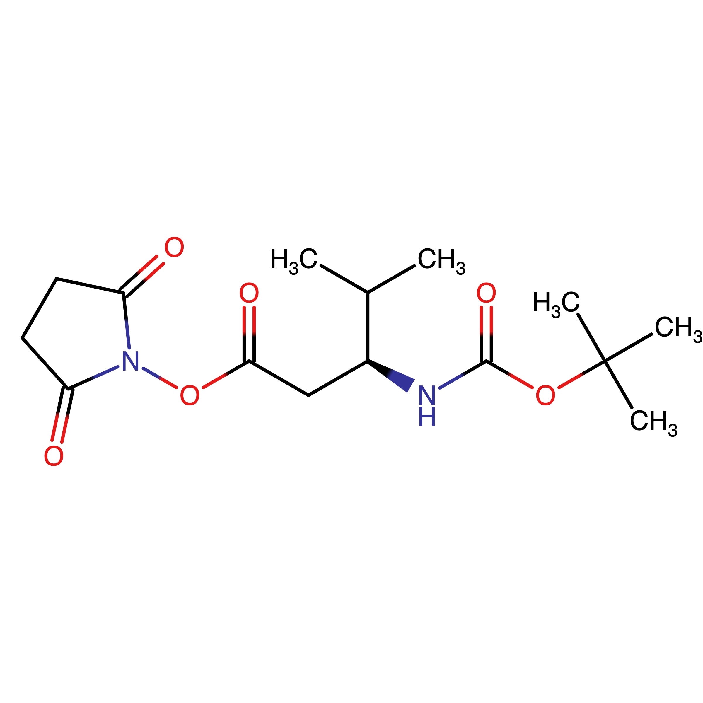 CAS RN 3048488-80-5 | (2,5-Dioxopyrrolidin-1-yl) (3S)-4-methyl-3-[(2-methylpropan-2-yl)oxycarbonylamino]pentanoate