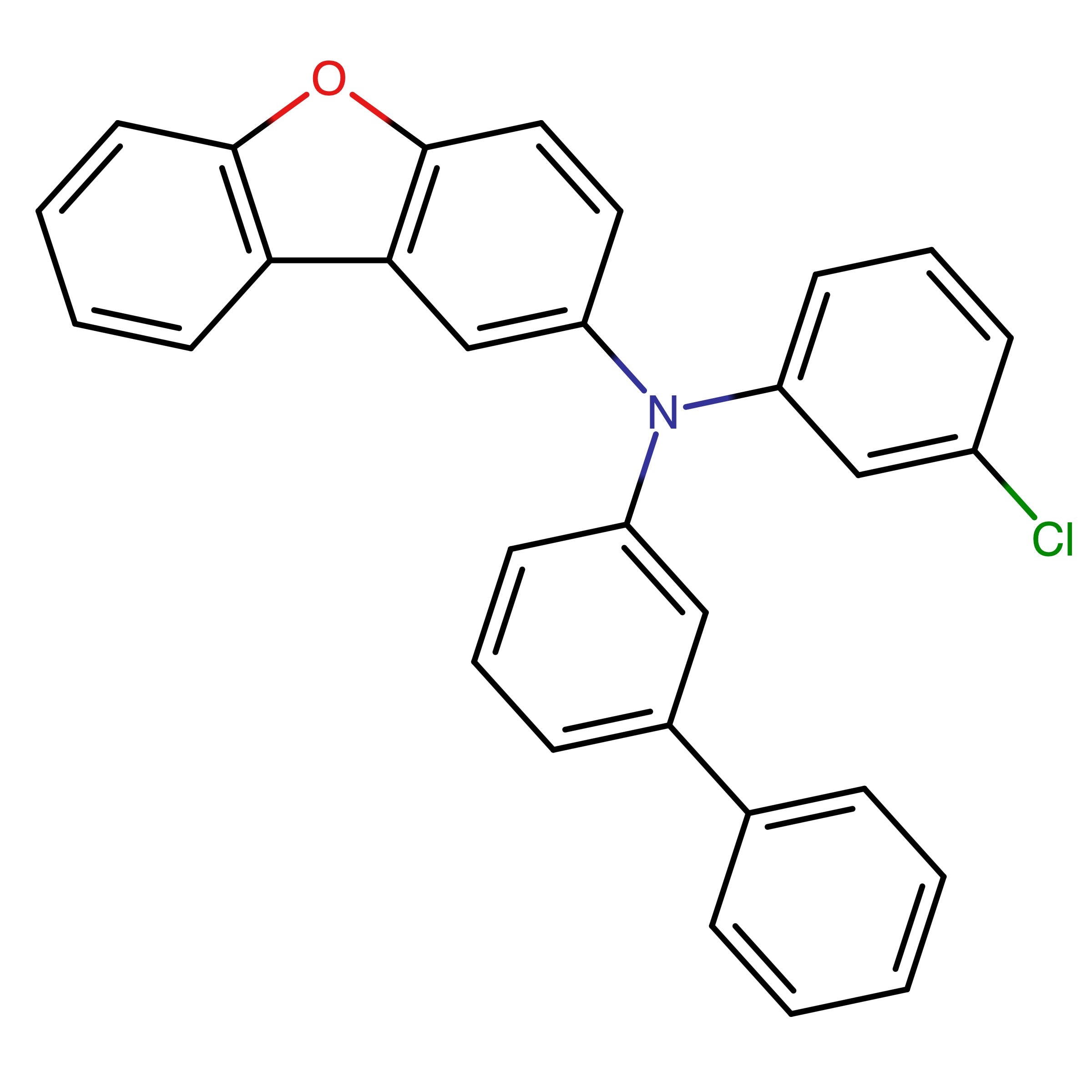 CAS RN 3052790-94-7 | N-(3-Chlorophenyl)-N-(3-phenylphenyl)dibenzofuran-2-amine